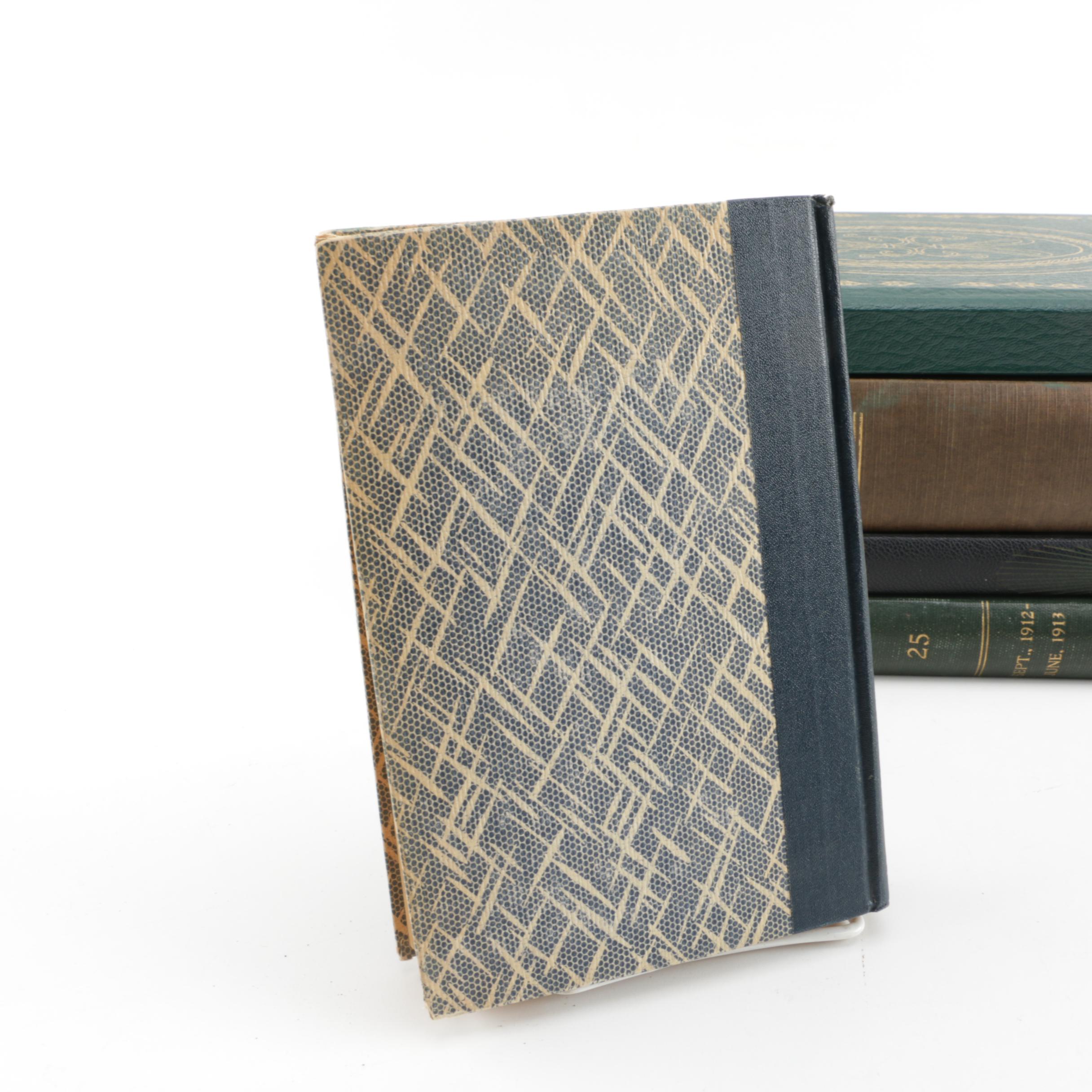 Assorted Vintage Hardcover Books featuring Percy Shelley