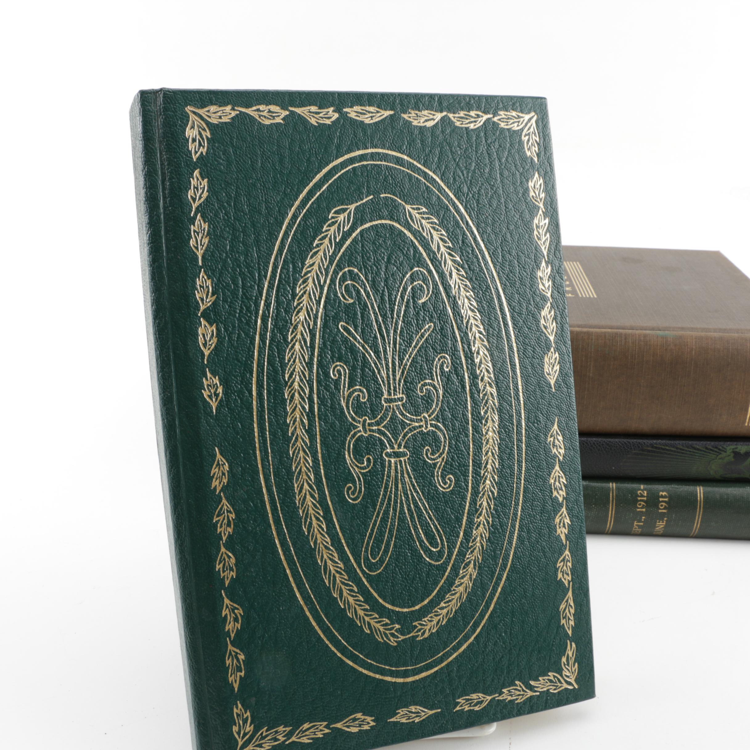 Assorted Vintage Hardcover Books featuring Percy Shelley