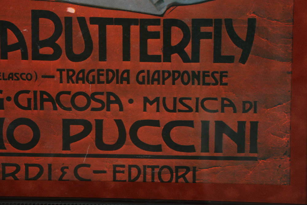 Reproduction Print "Madame Butterfly" Poster