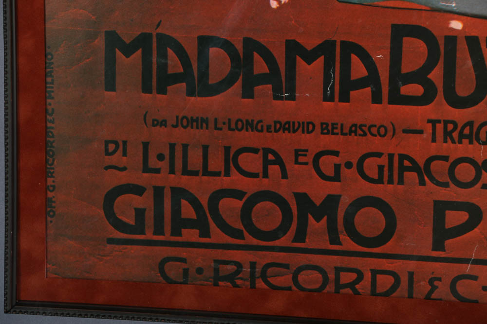 Reproduction Print "Madame Butterfly" Poster