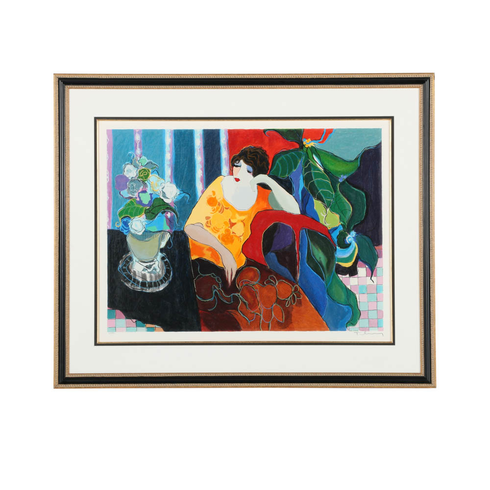 Itzchak Tarkay Limited Edition Serigraph "Sweet Dream"