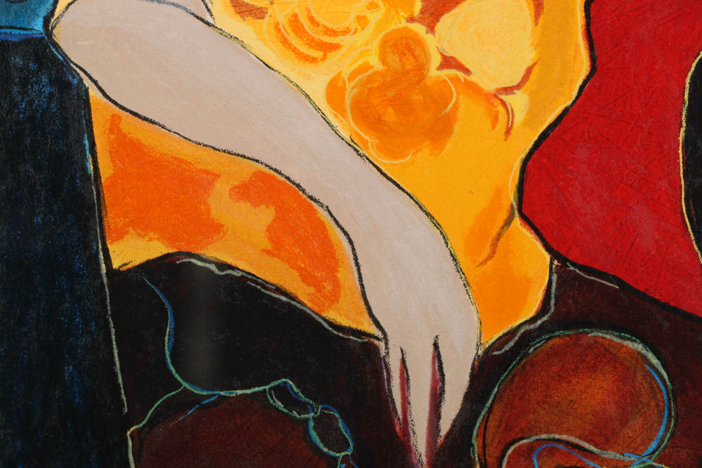 Itzchak Tarkay Limited Edition Serigraph "Sweet Dream"