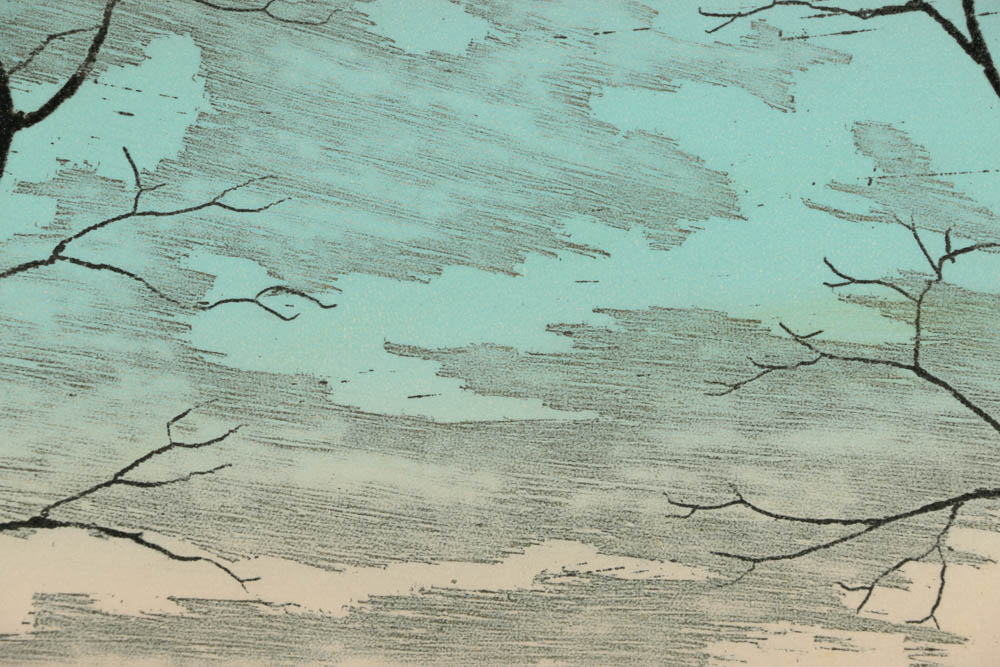 Charles Roy Purcell Limited Edition Etching "Downsville Valley"