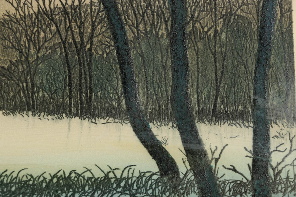 Charles Roy Purcell Limited Edition Etching "Downsville Valley"