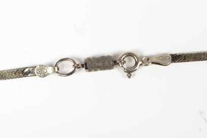 Assortment of Italian Sterling Silver Herringbone Necklace Chains