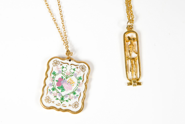 Assortment of Gold Tone Costume Necklaces