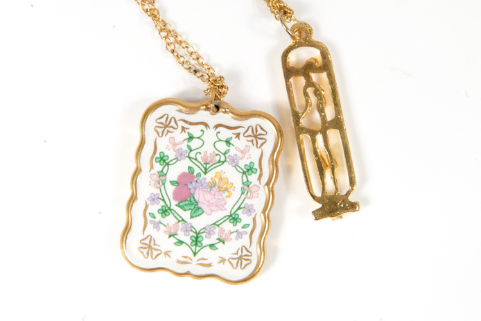 Assortment of Gold Tone Costume Necklaces