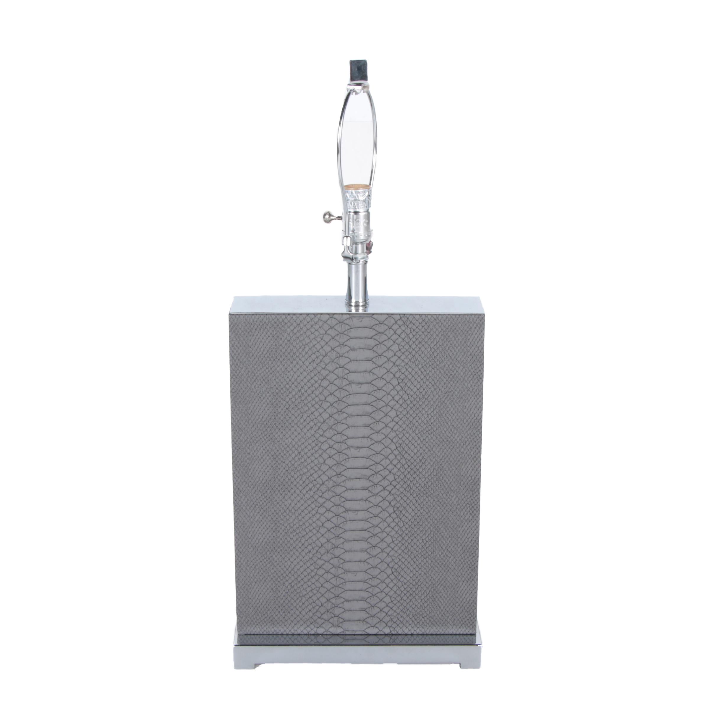 Safavieh Metal and Leather Table Lamp