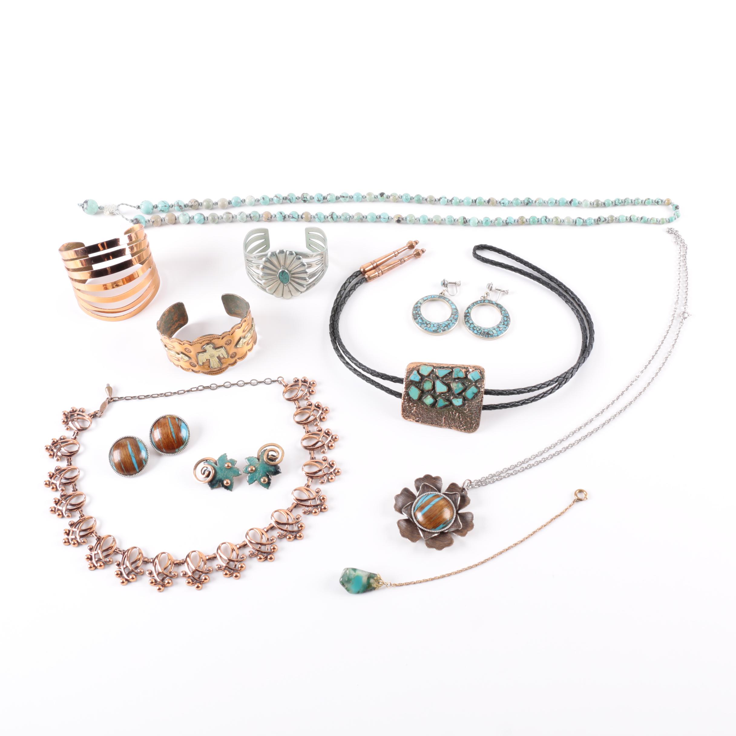 Grouping of Vintage Costume Jewelry Featuring Renoir and Matisse