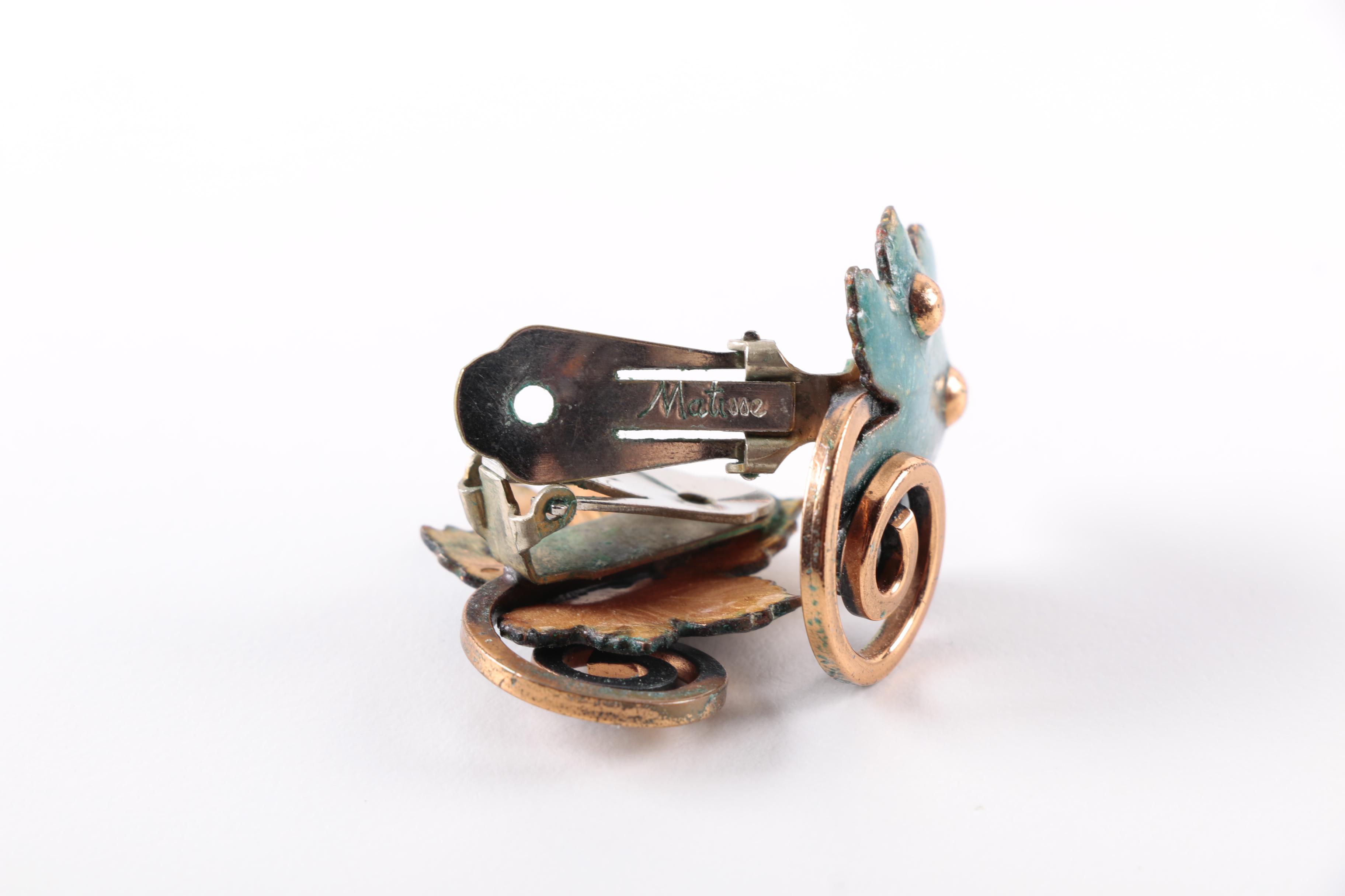 Grouping of Vintage Costume Jewelry Featuring Renoir and Matisse