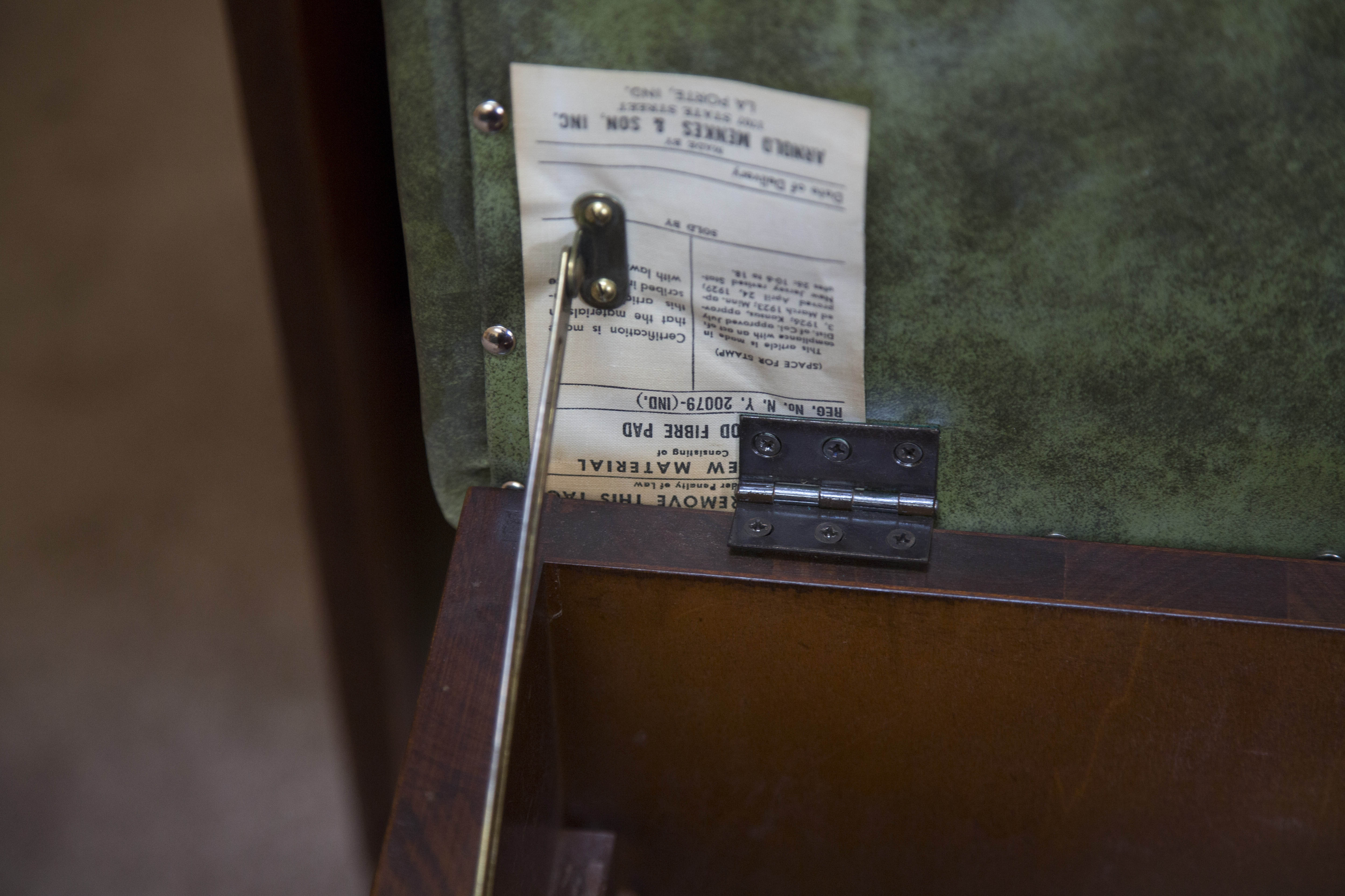 Vintage Montgomery Ward Sewing Machine and Cabinet