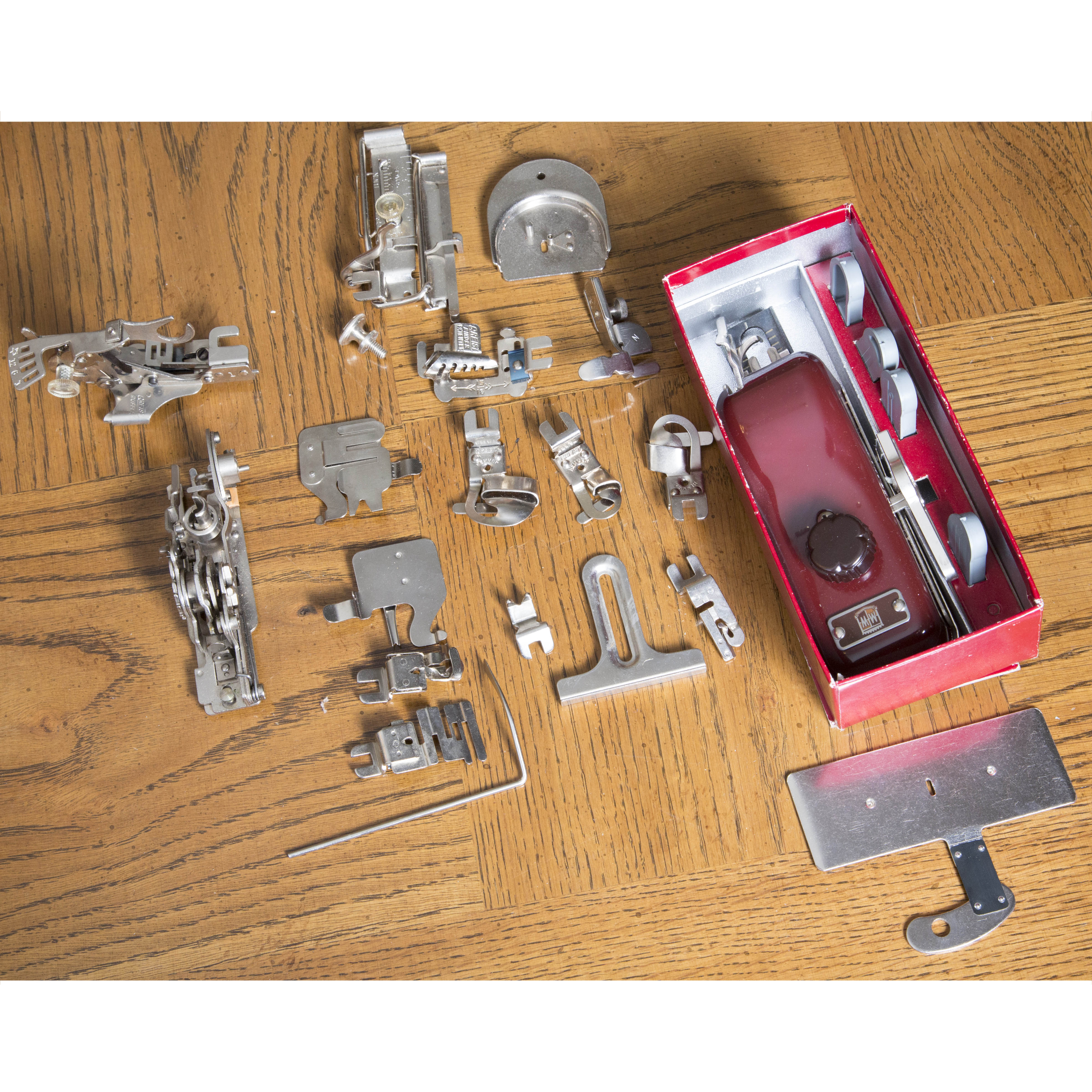 Vintage Montgomery Ward Sewing Machine and Cabinet