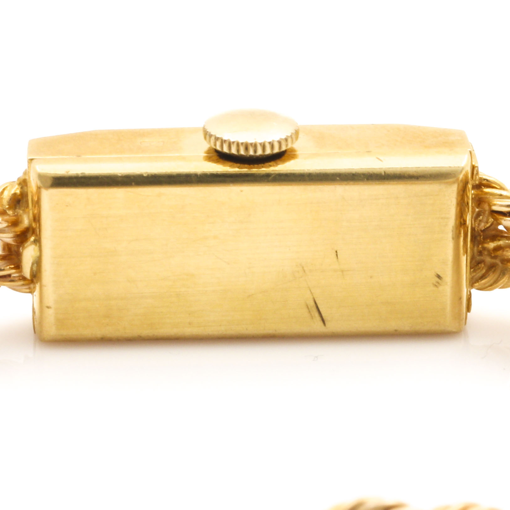 Gublein 18K and 14K Yellow Gold Bracelet Watch