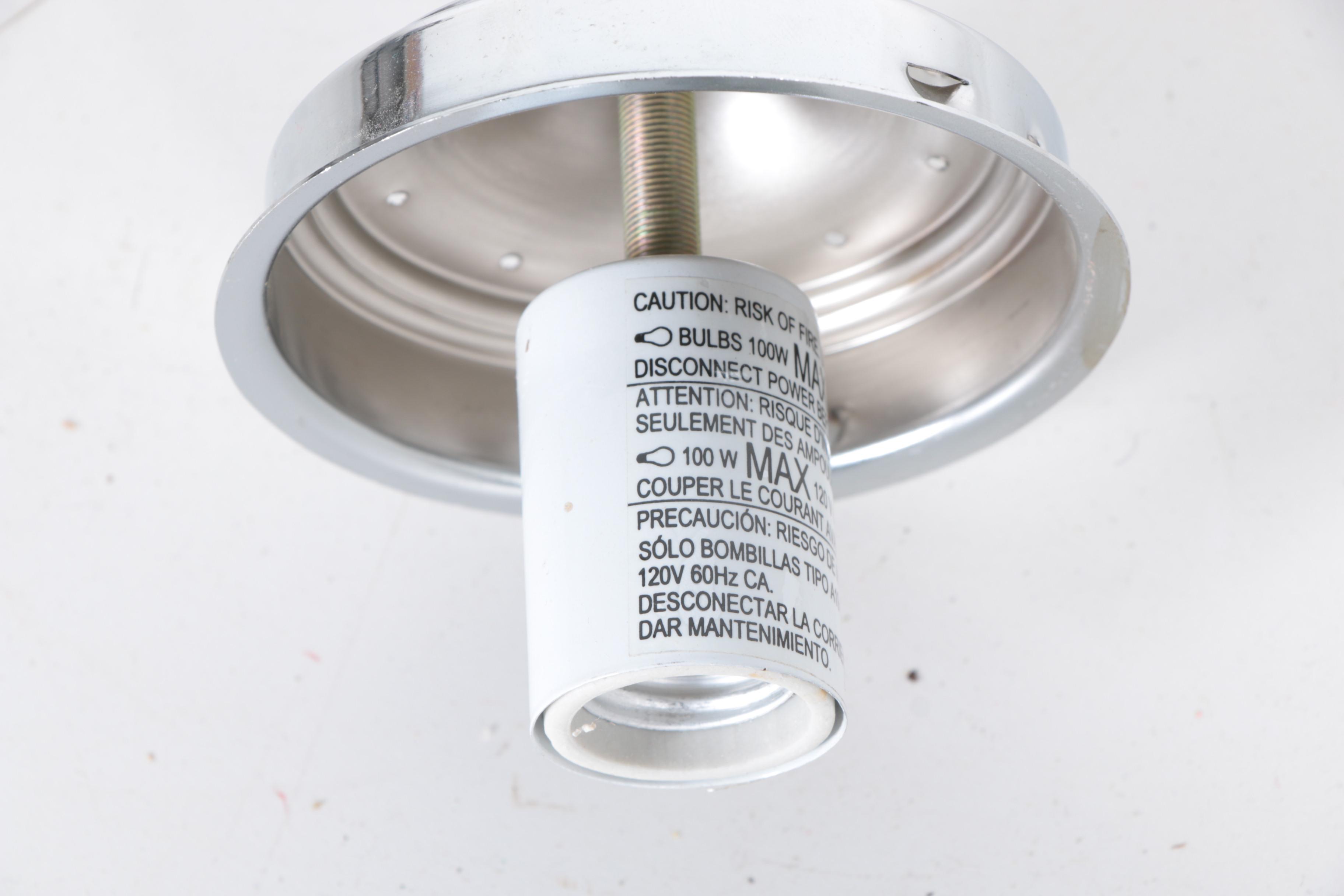 Milk Glass Hanging Globe Ceiling Fixture