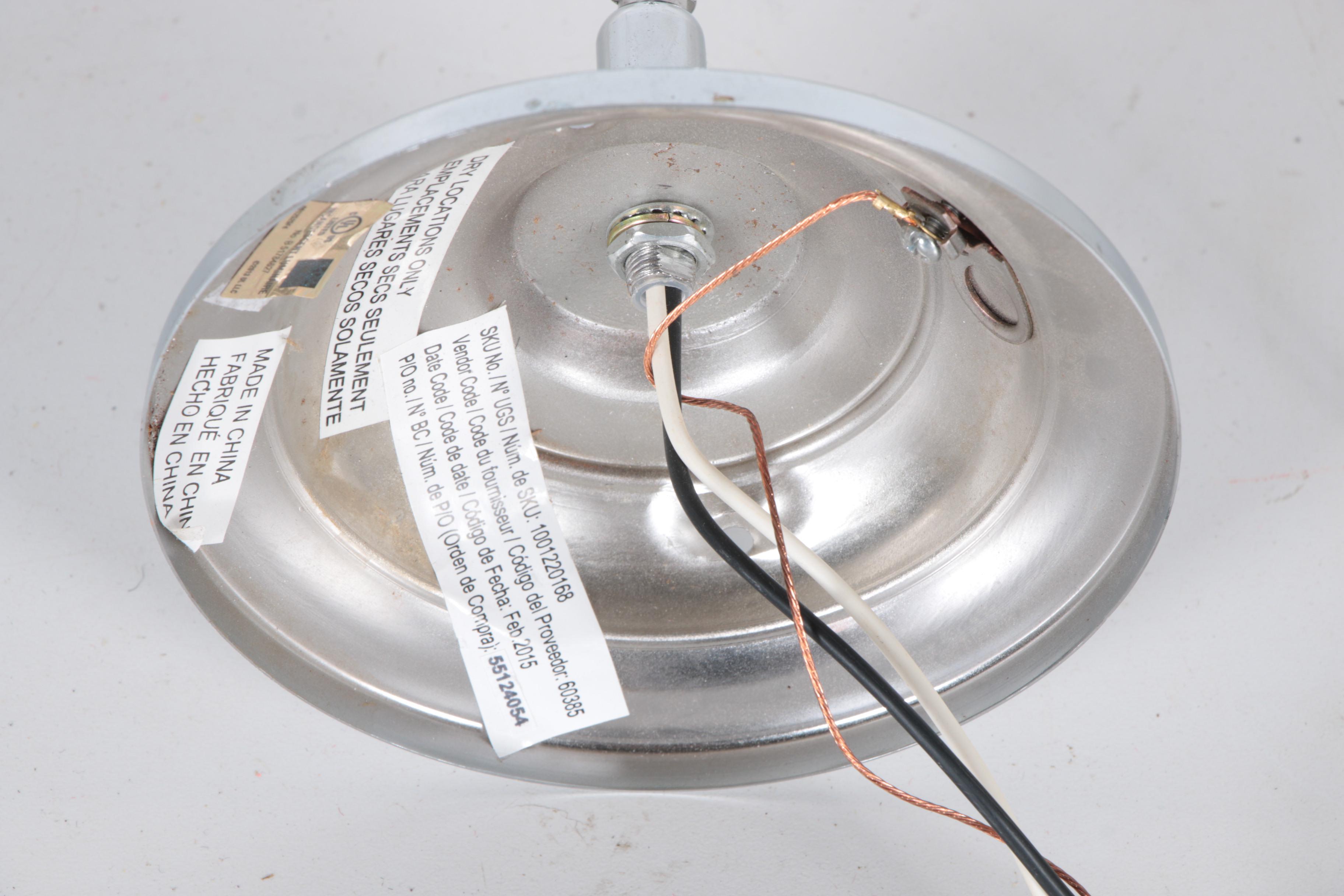 Milk Glass Hanging Globe Ceiling Fixture