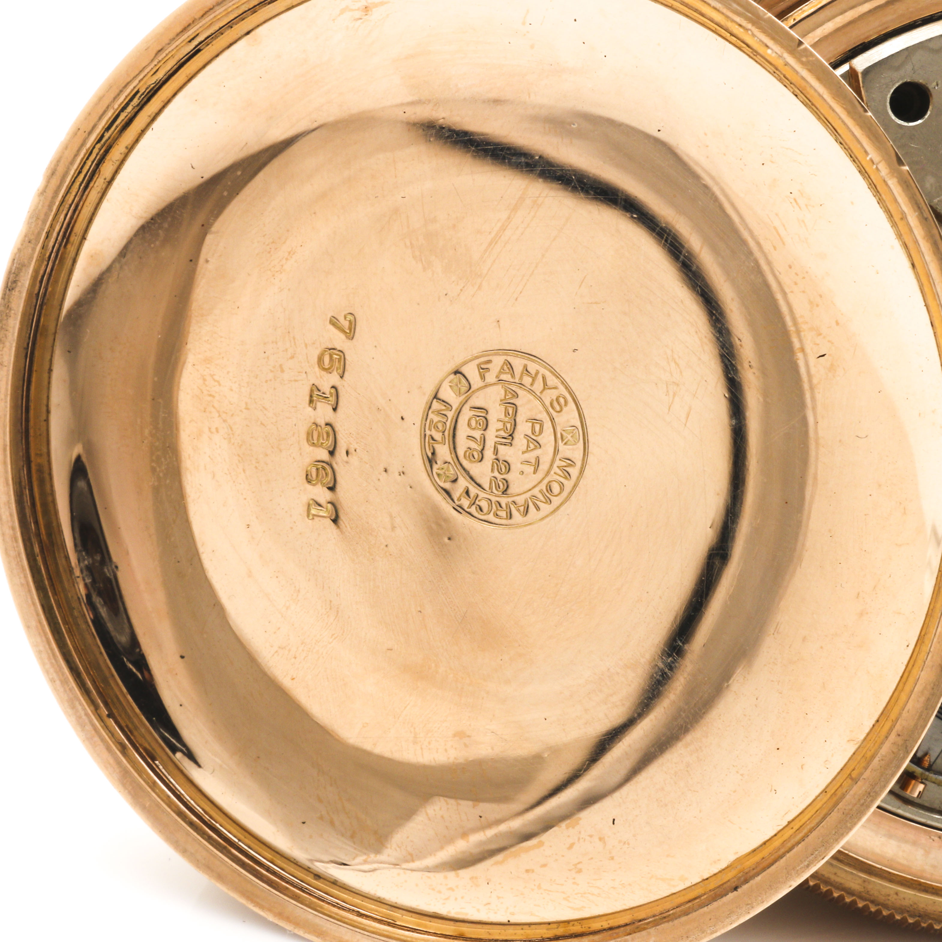 Waltham and J Brunner's Sons Yellow Gold FIlled Open Face Pocket Watches