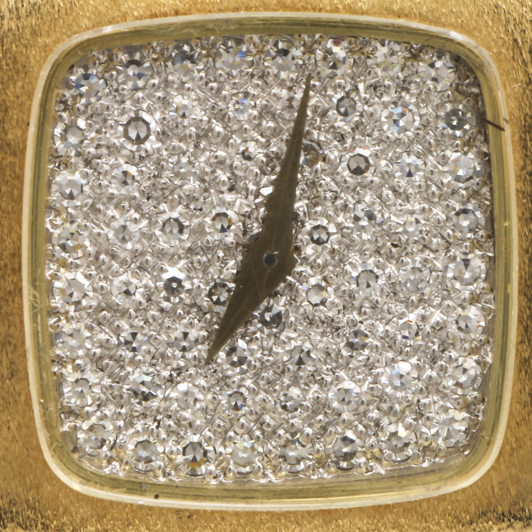 Baume & Mercier 18K Yellow Gold Diamond Dial Watch