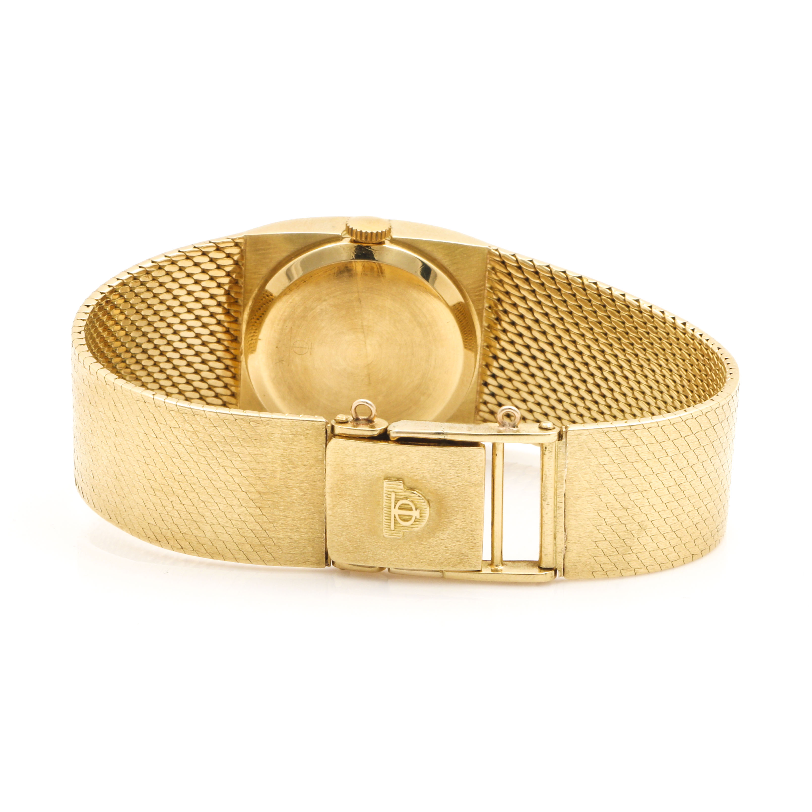 Baume & Mercier 18K Yellow Gold Diamond Dial Watch