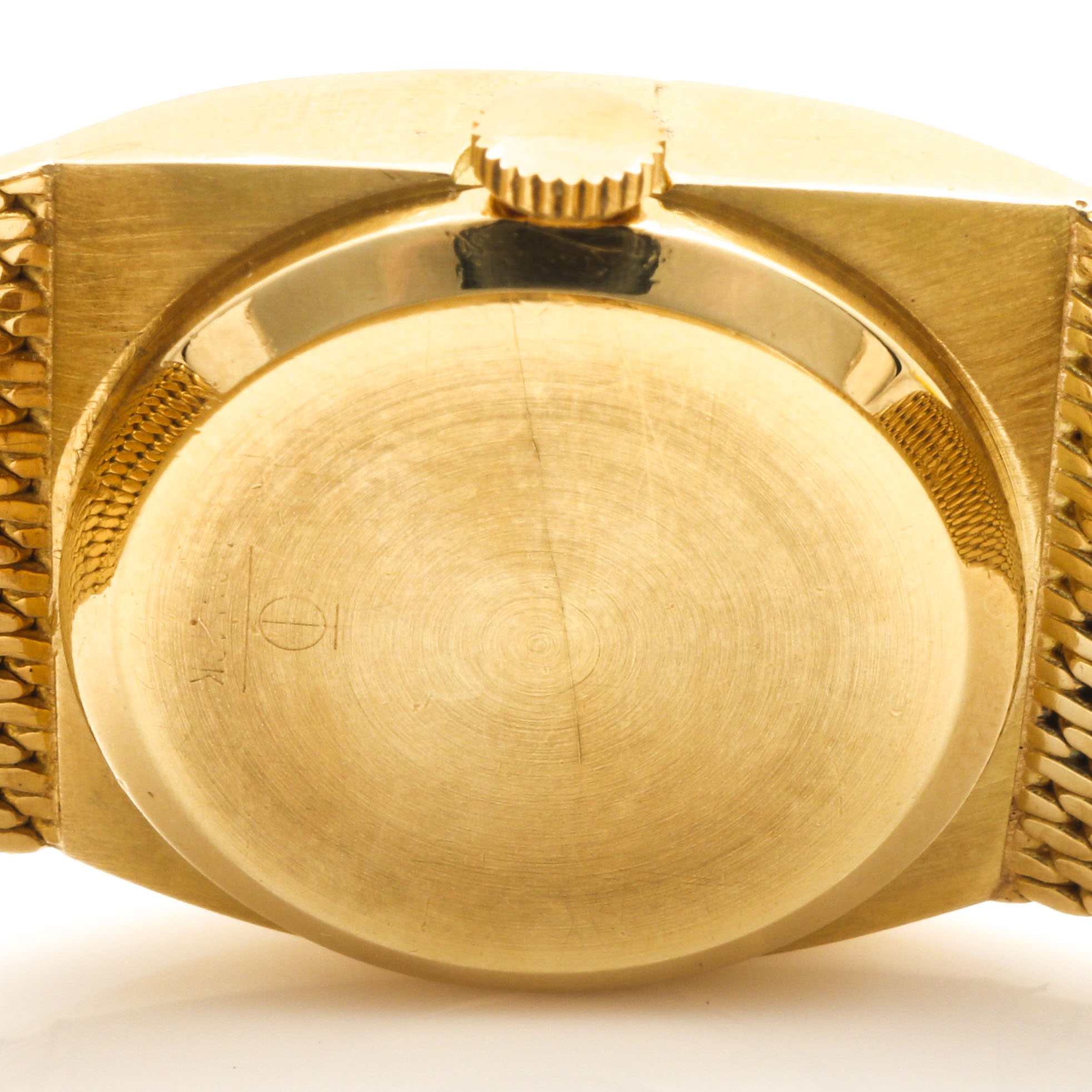 Baume & Mercier 18K Yellow Gold Diamond Dial Watch