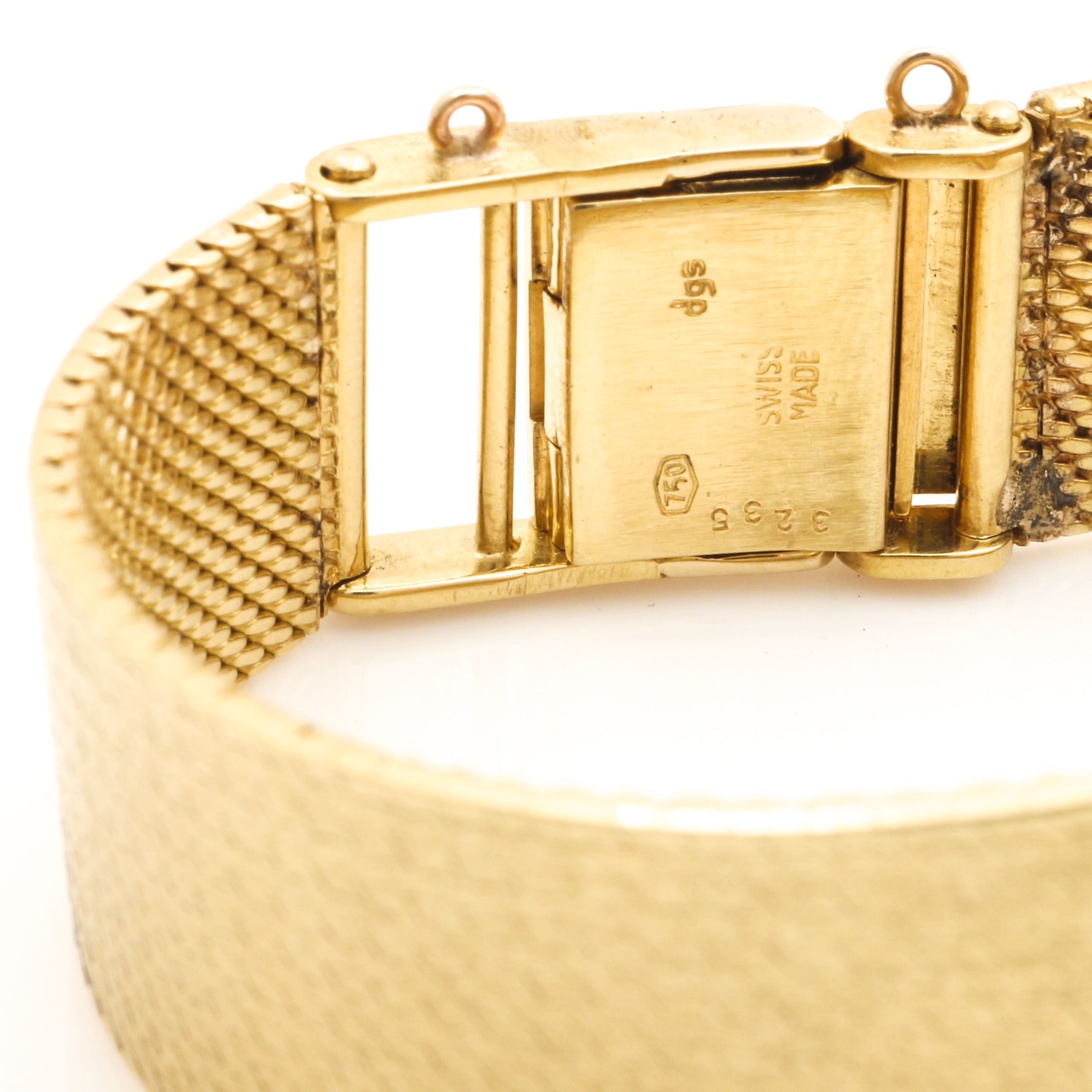 Baume & Mercier 18K Yellow Gold Diamond Dial Watch