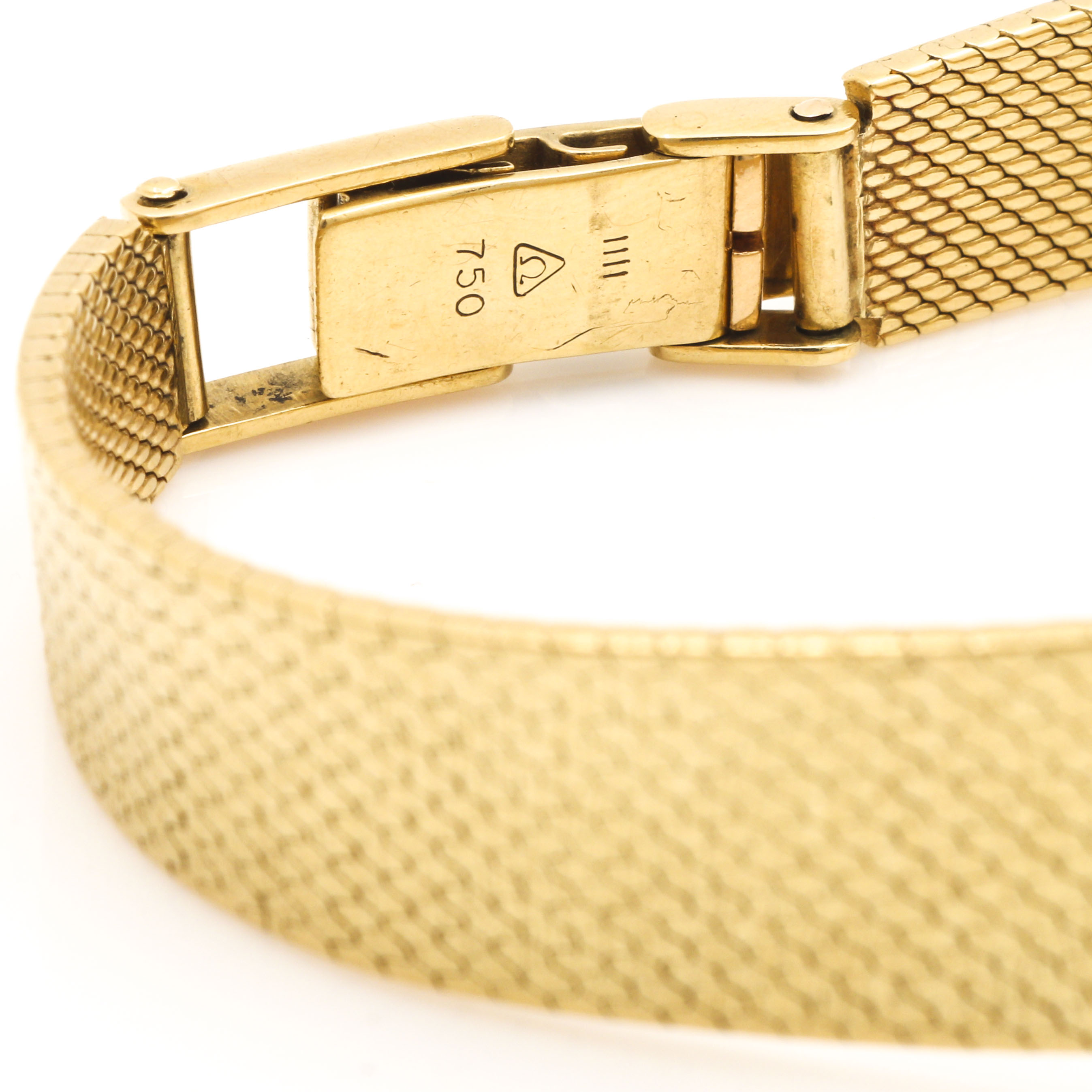 Omega 18K Yellow Gold Diamond Watch