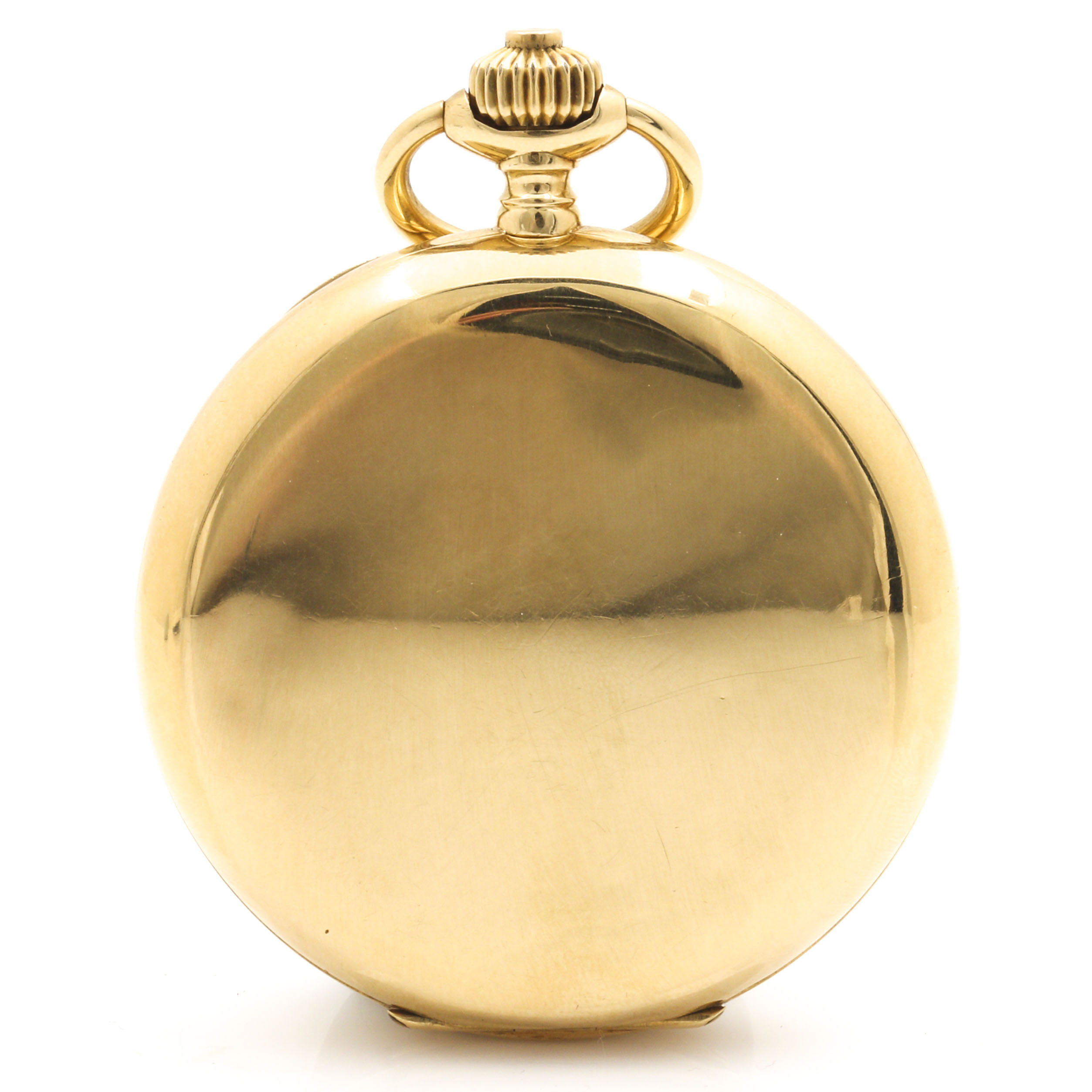 Longines 18K Yellow Gold Hunting Case Pocket Watch