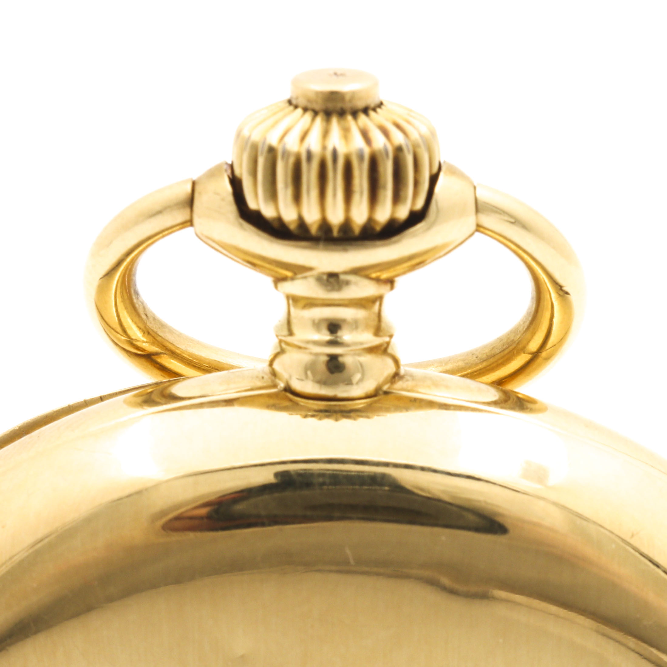 Longines 18K Yellow Gold Hunting Case Pocket Watch