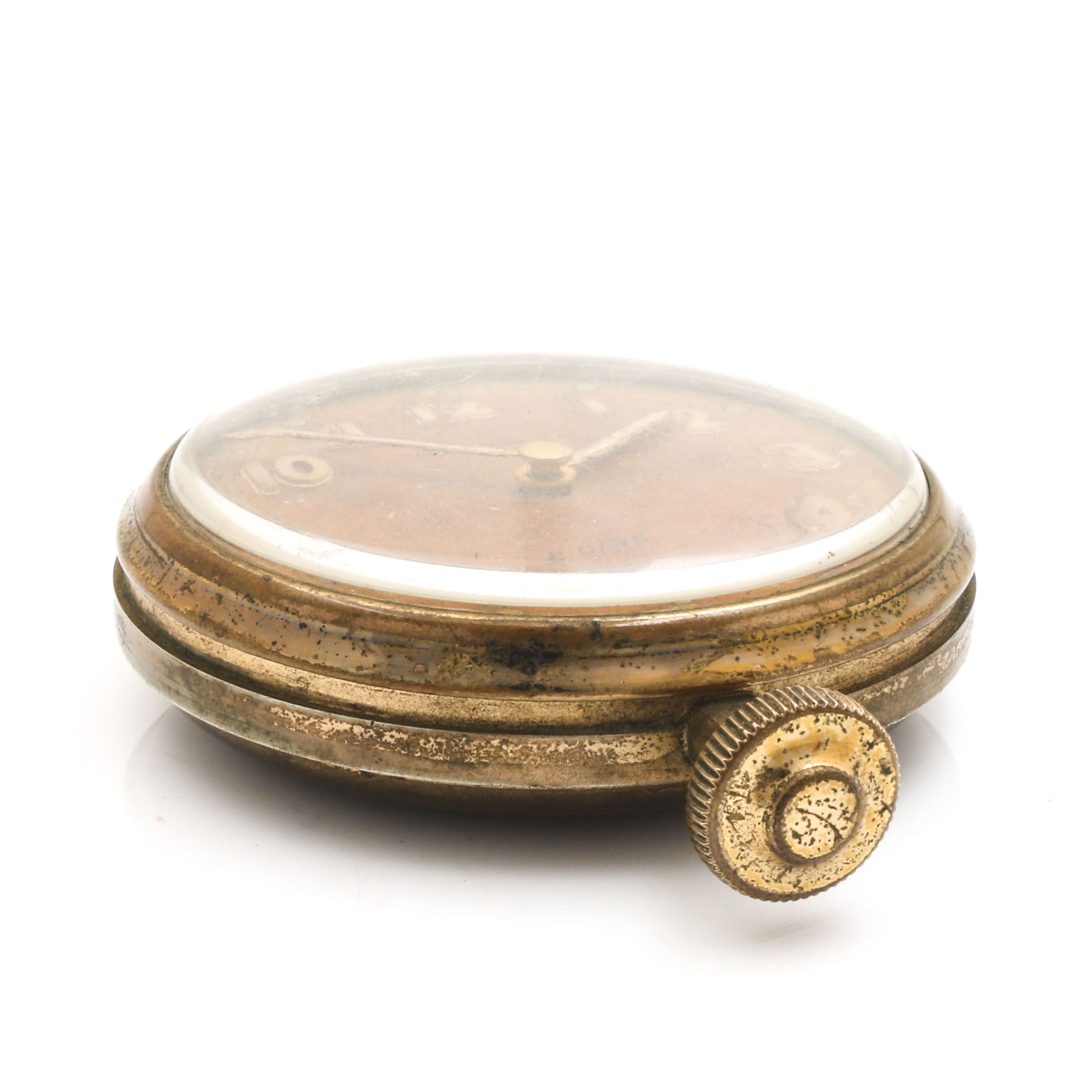 Waltham Brass 8 Day Car Clock