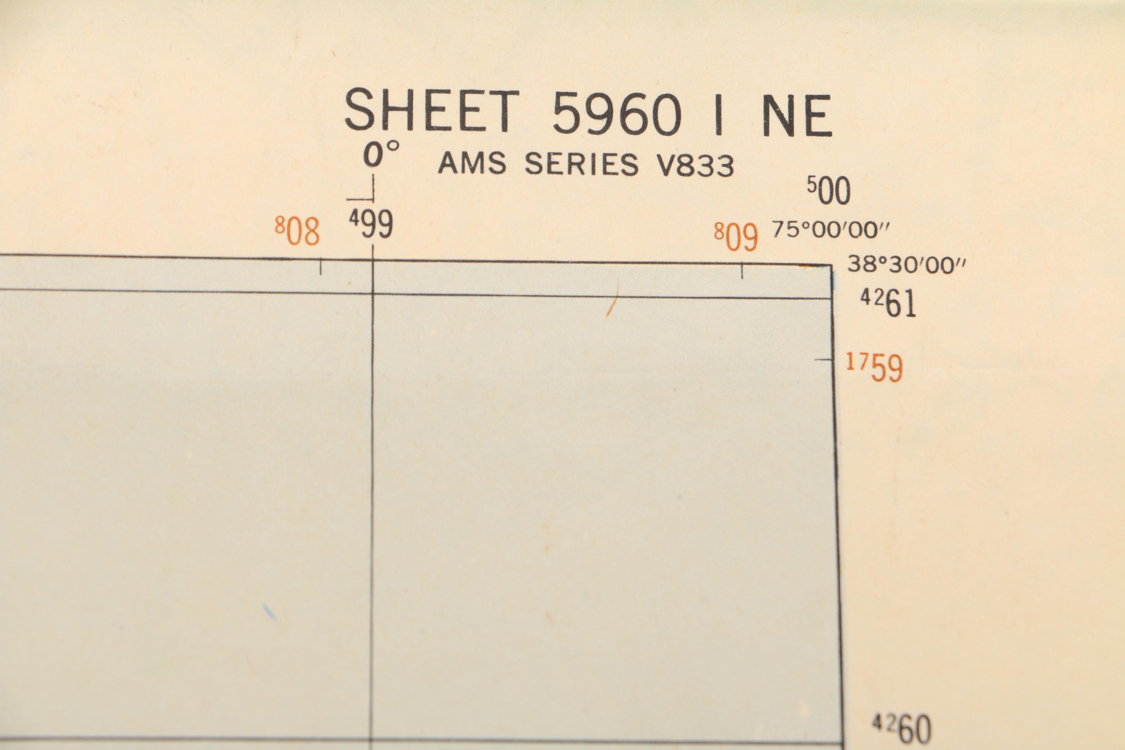 Vintage Maps Including Washington, D.C., Maryland and Virginia