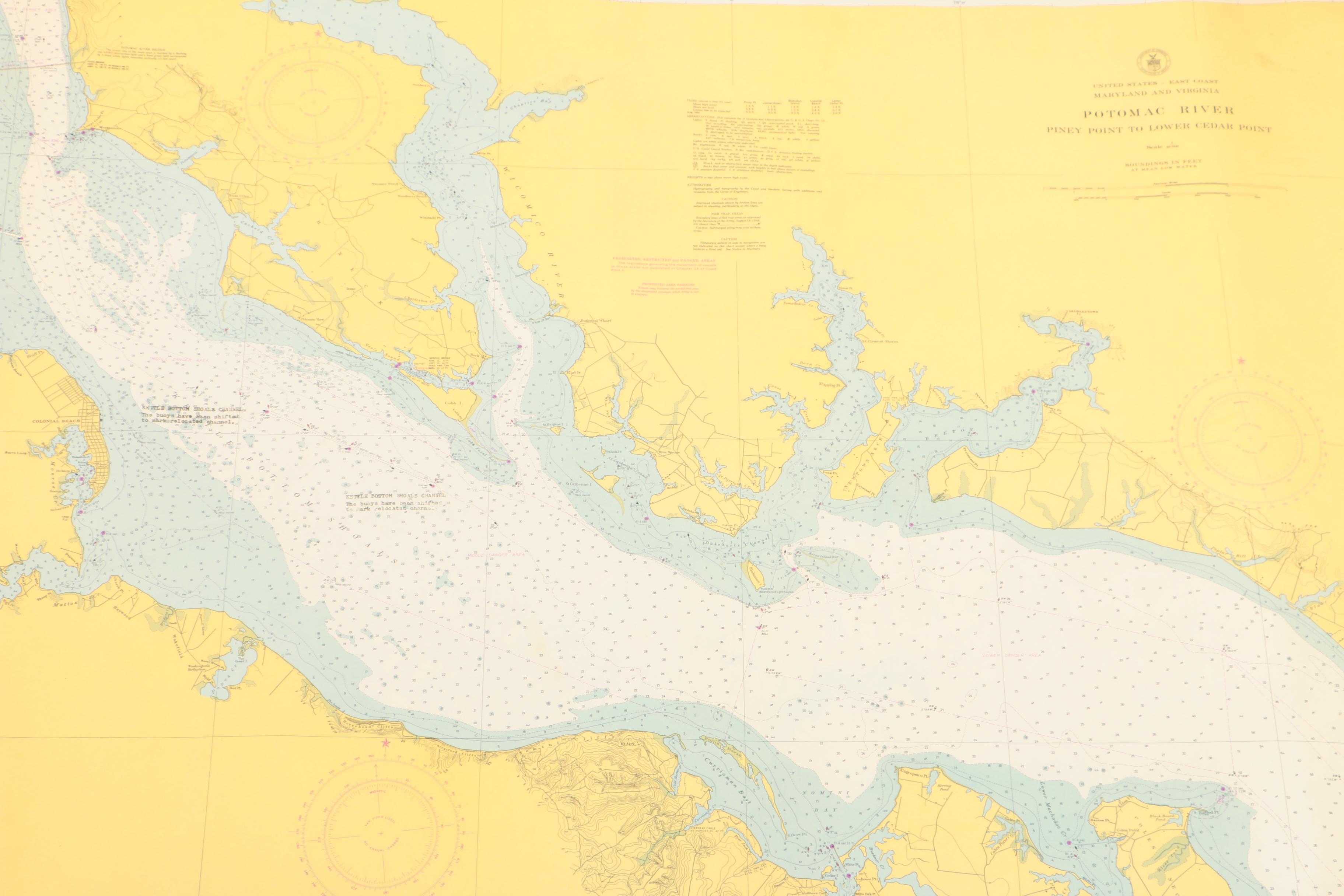 Vintage Maps Including Washington, D.C., Maryland and Virginia