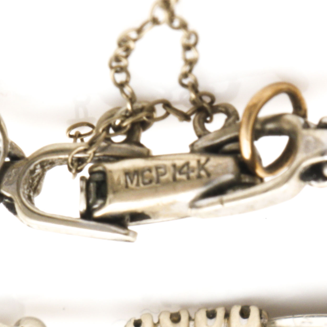 Medco 14K White Gold Diamond Watch