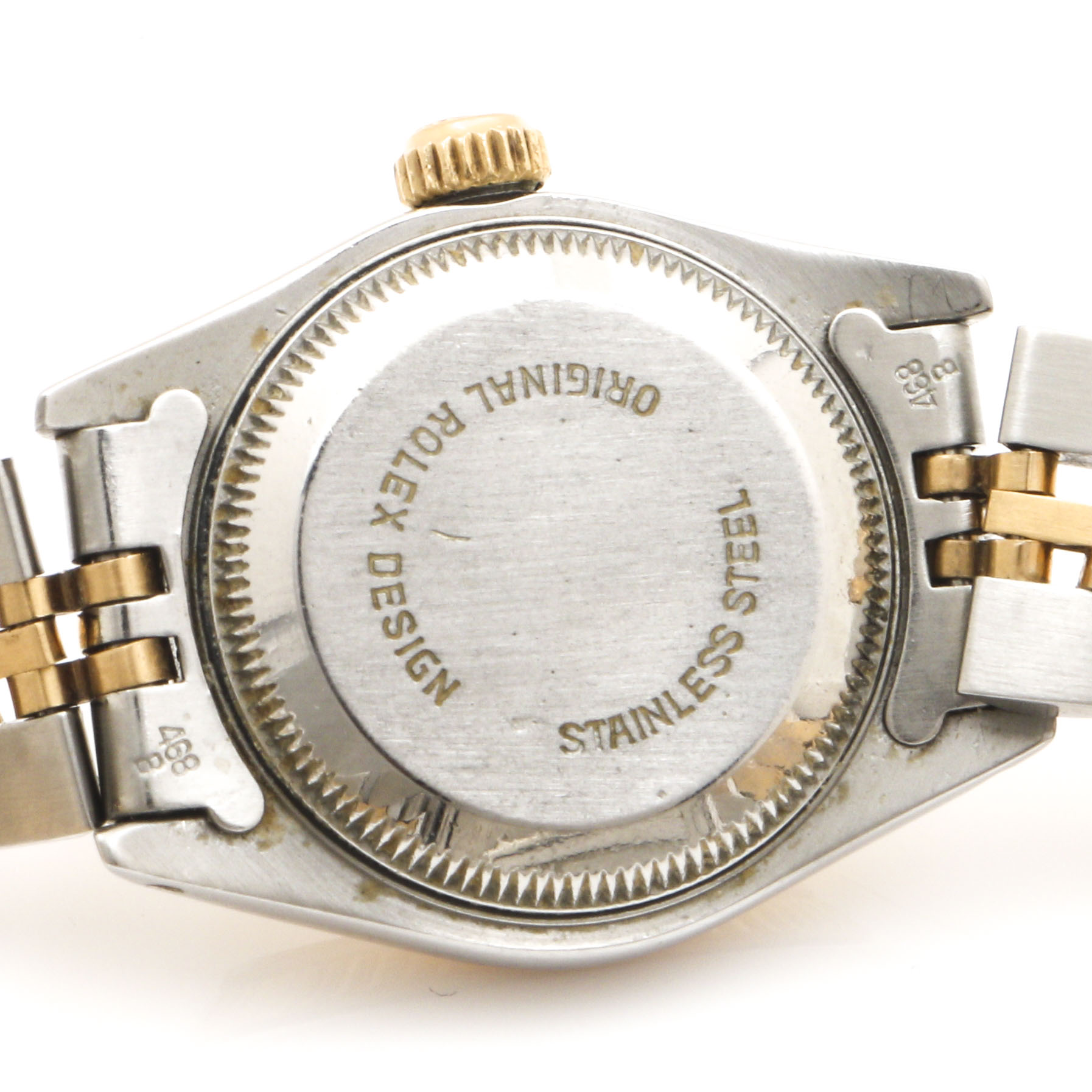 Rolex Oyster Perpetual Datejust 18K Yellow Gold Stainless Steel Watch