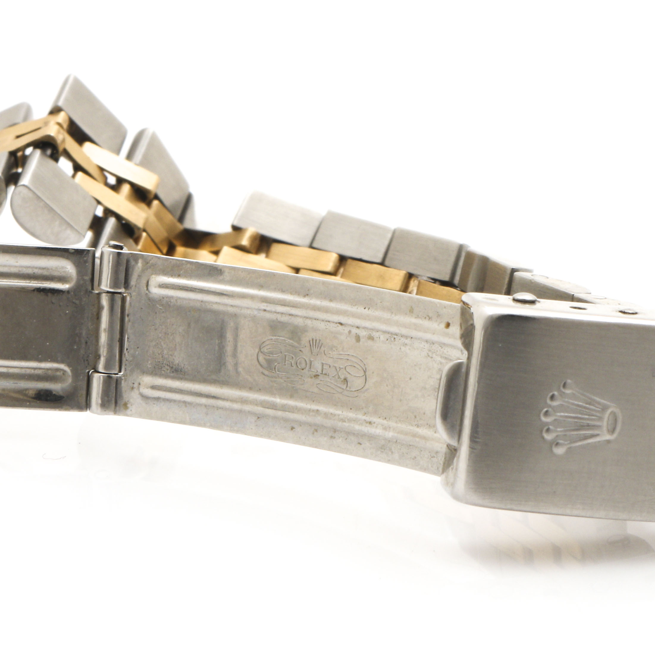 Rolex Oyster Perpetual Datejust 18K Yellow Gold Stainless Steel Watch