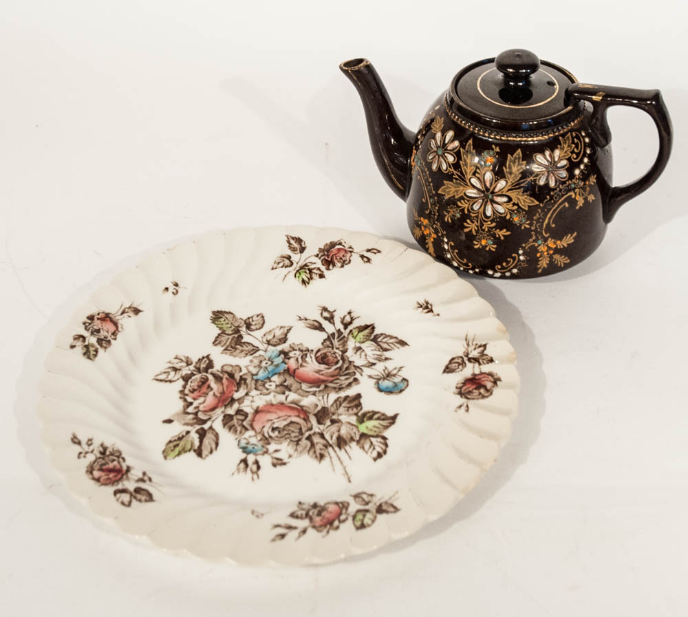 Price Brothers Black English Tea Pot