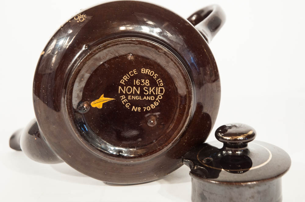 Price Brothers Black English Tea Pot