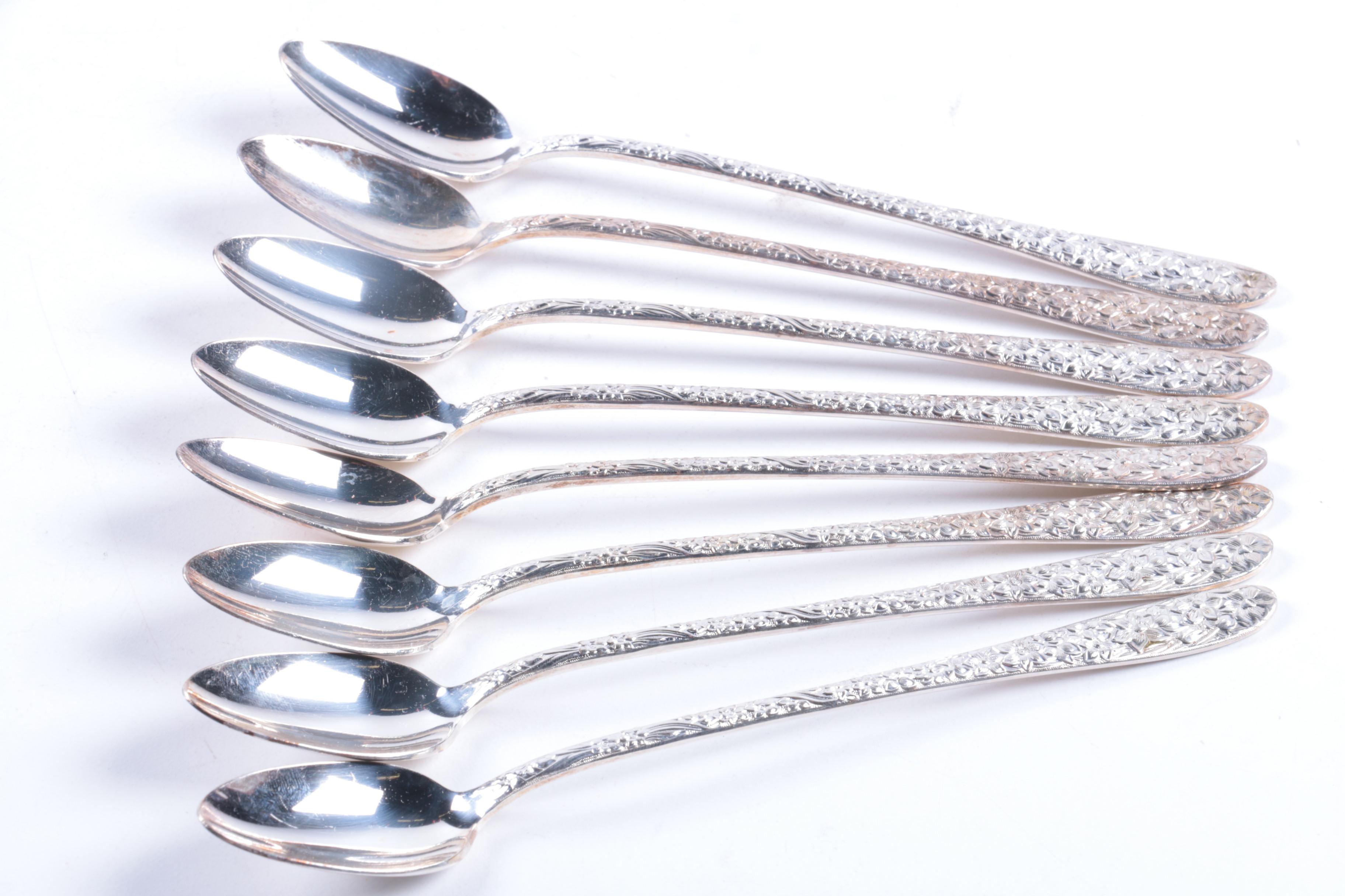National Silver Co. "Narcissus" Silver Plate Flatware Set