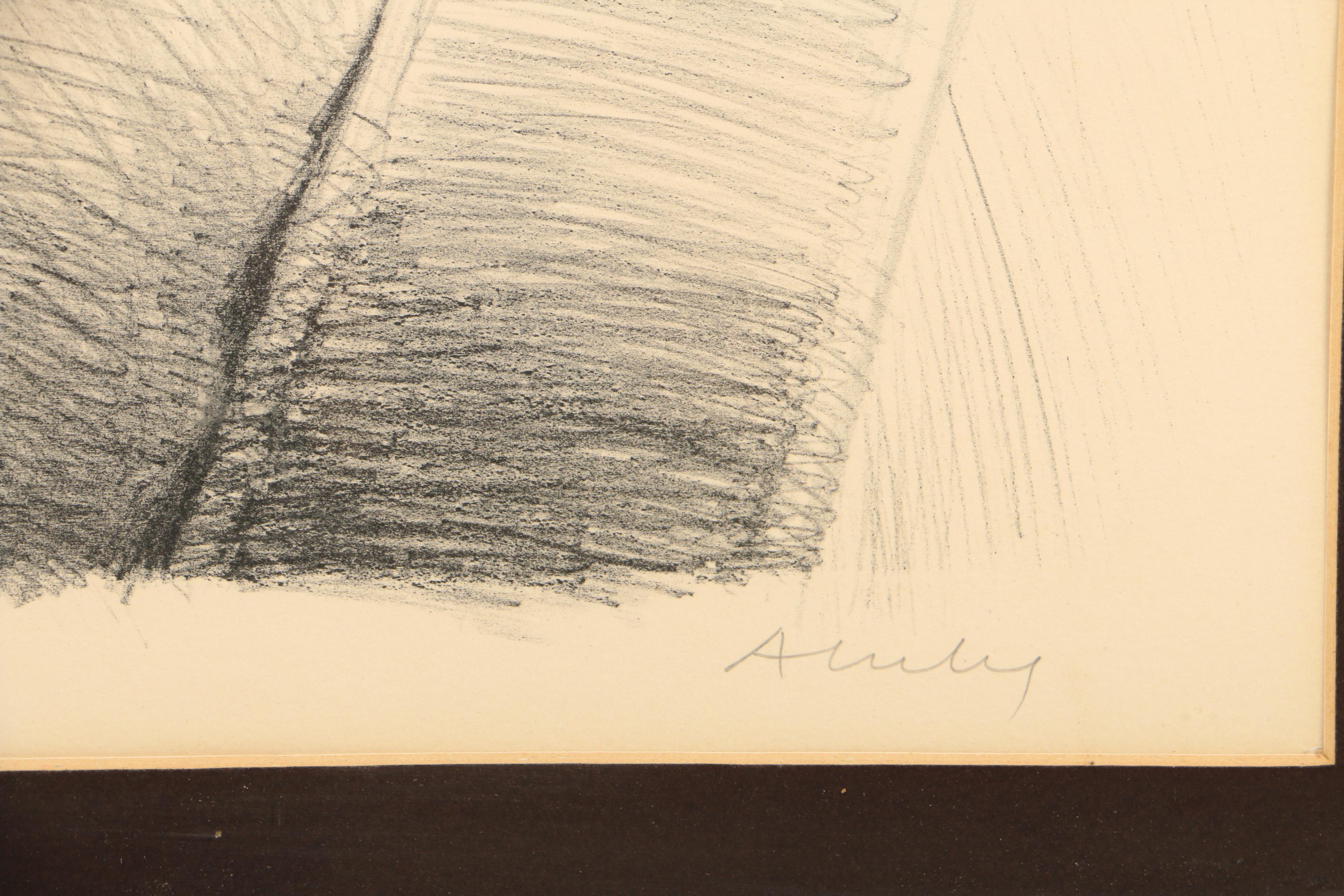 Sigmund Abeles Limited Edition Lithograph "Woman with Cat"