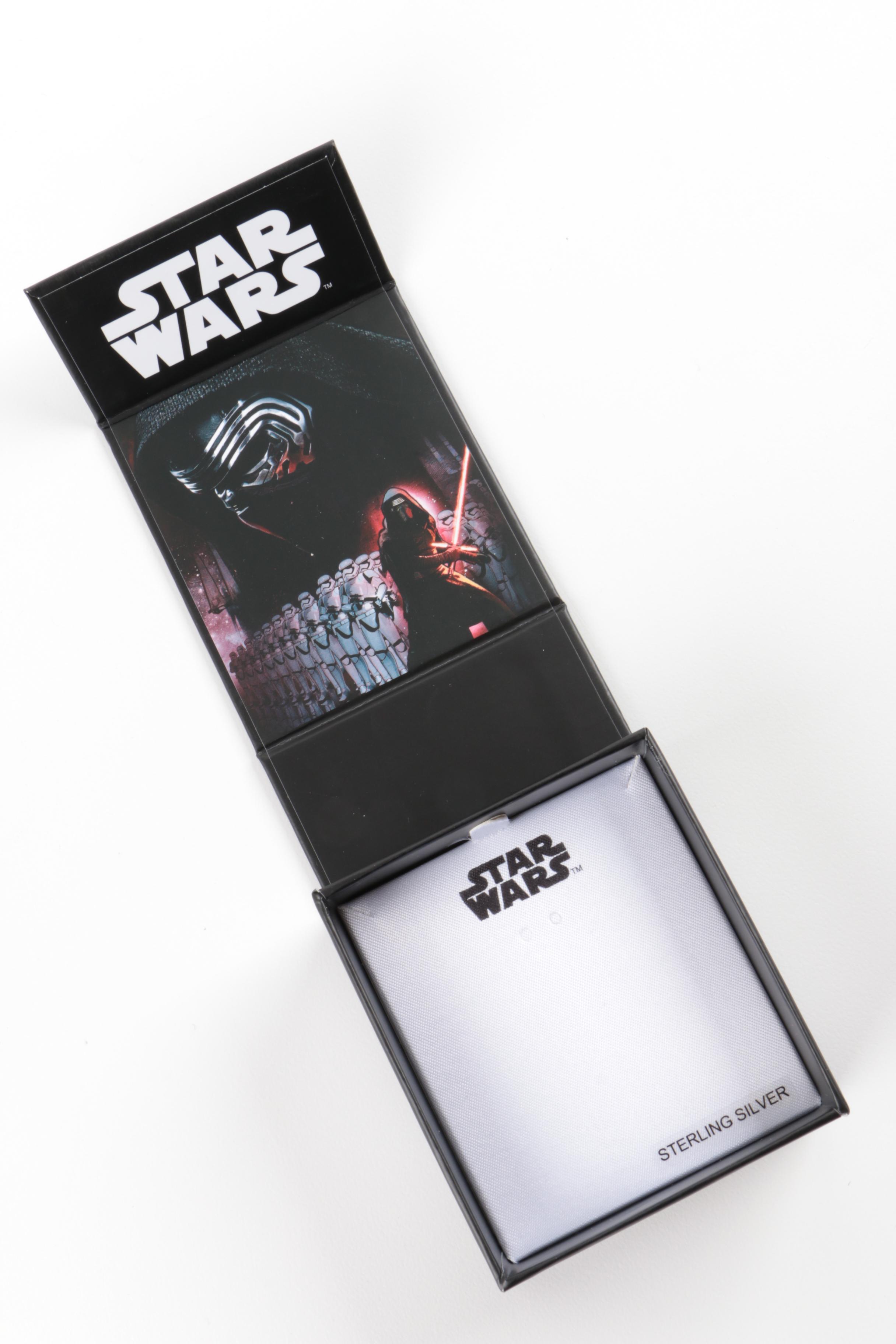 Star Wars Sterling Silver Jewelry Including Yoda, R2-D2 and BB-8