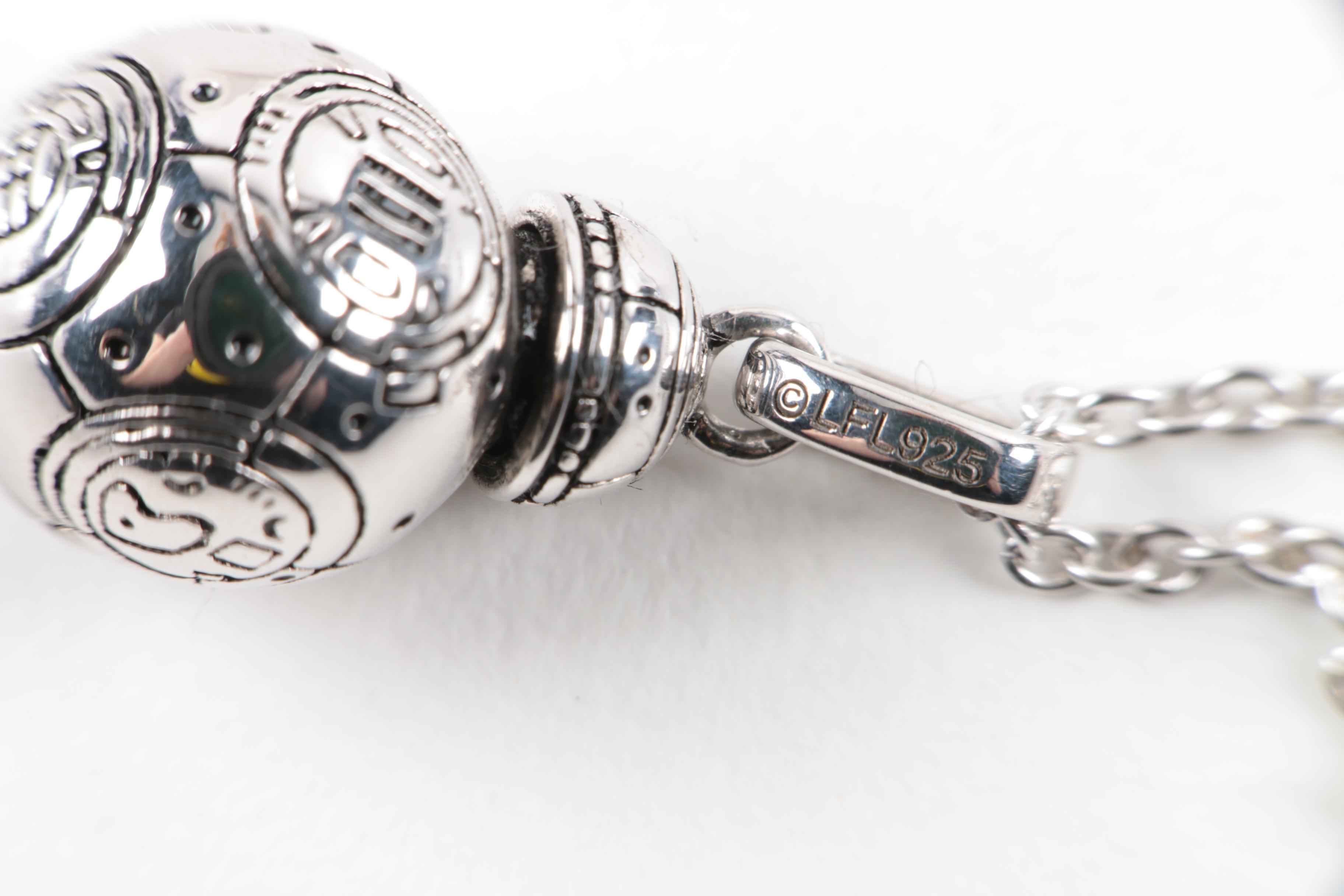 Star Wars Sterling Silver Jewelry Including Yoda, R2-D2 and BB-8