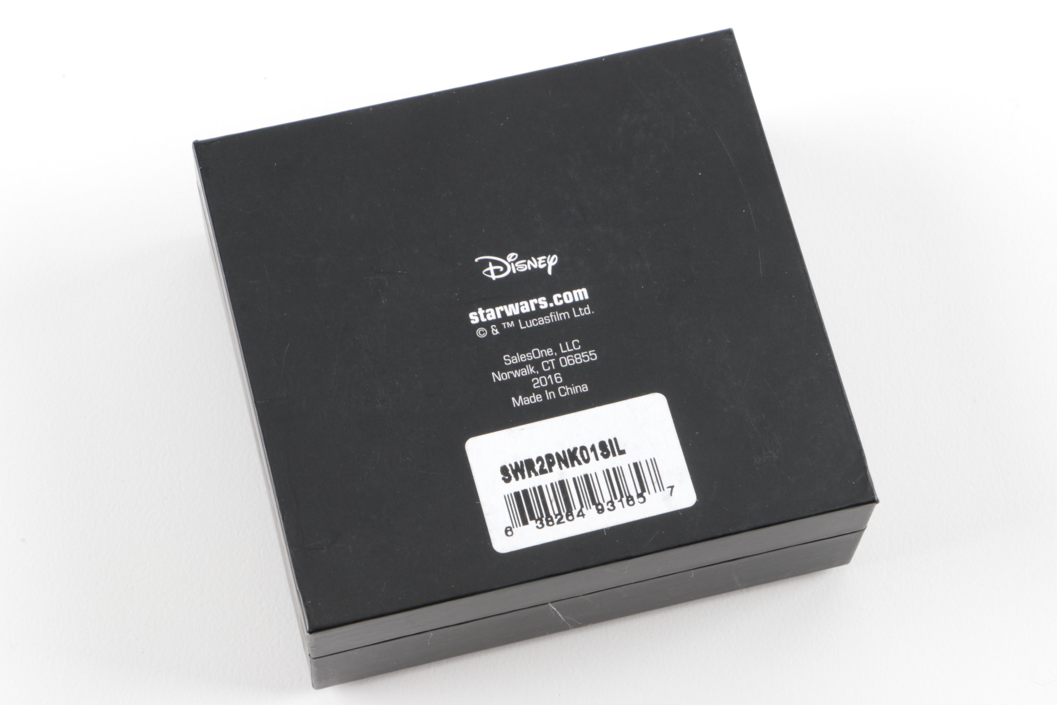 Star Wars Sterling Silver Jewelry Including Yoda, R2-D2 and BB-8