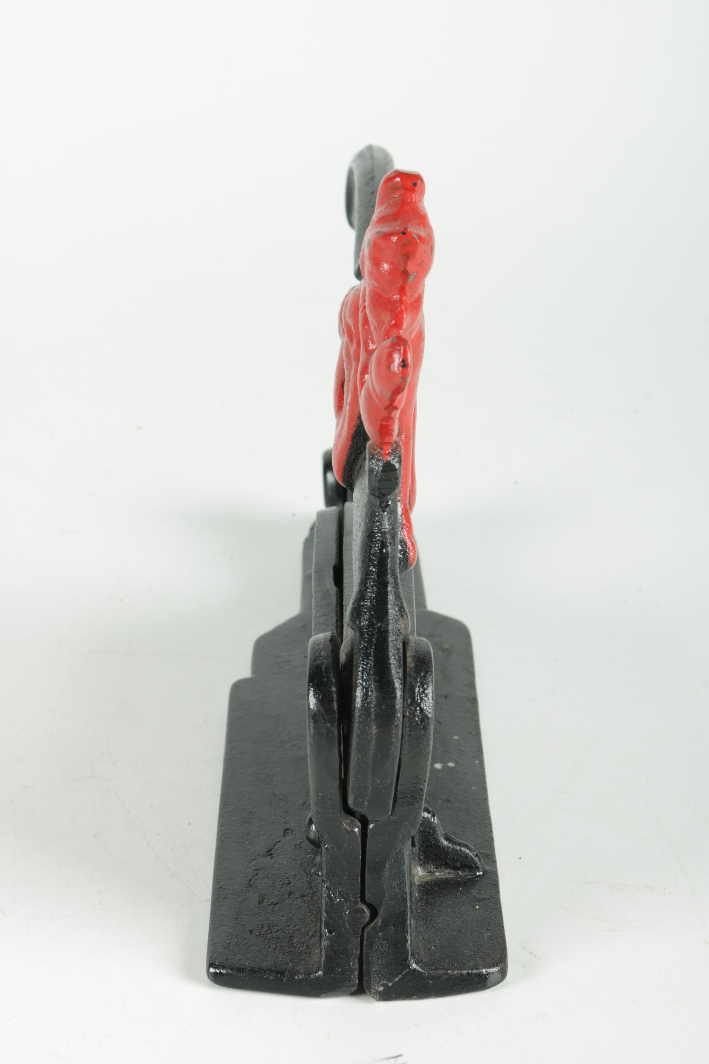 Vintage Brighton #3 Cast Iron Elf Accented Cigar and Tobacco Cutter