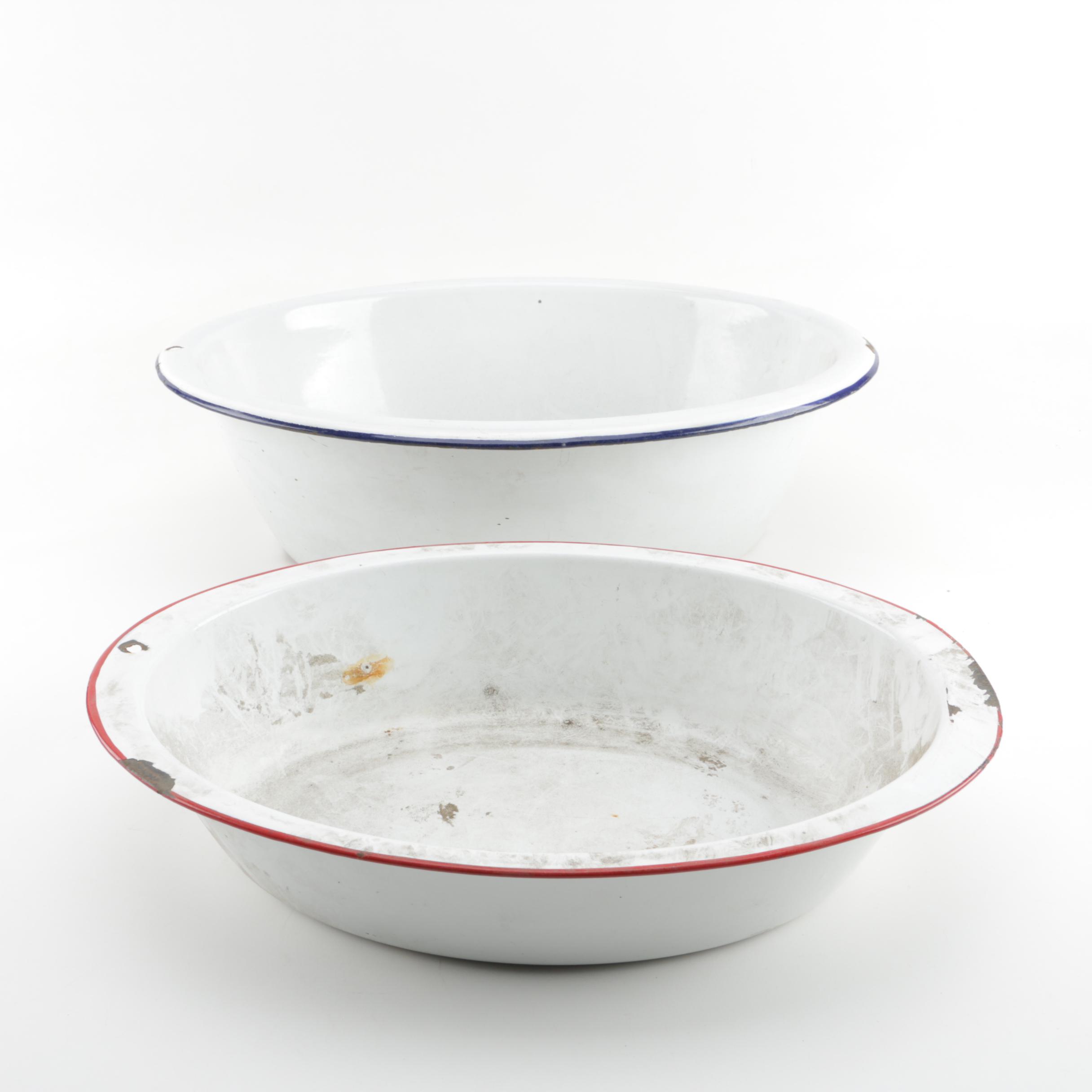Enamelware Basins