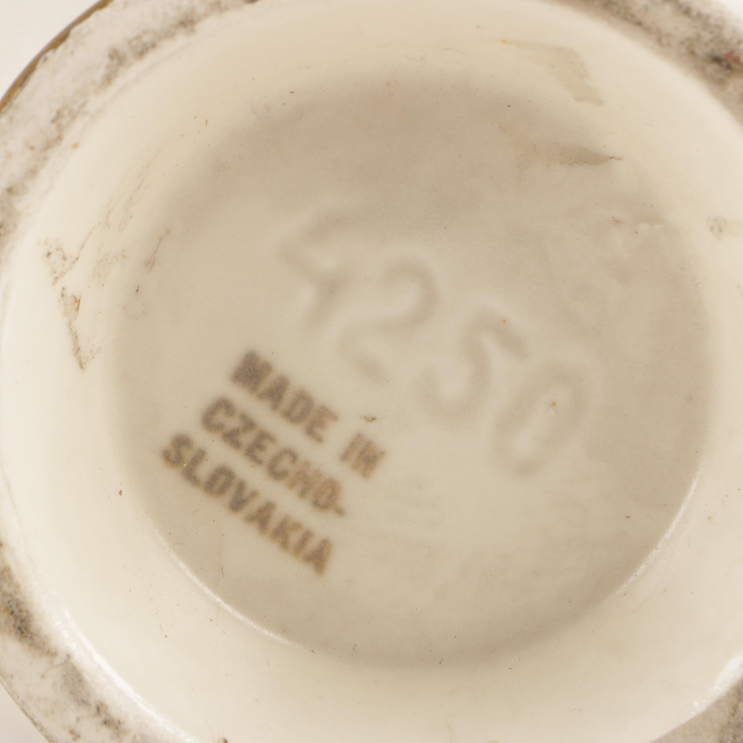 Vintage Czech Ceramic Vase