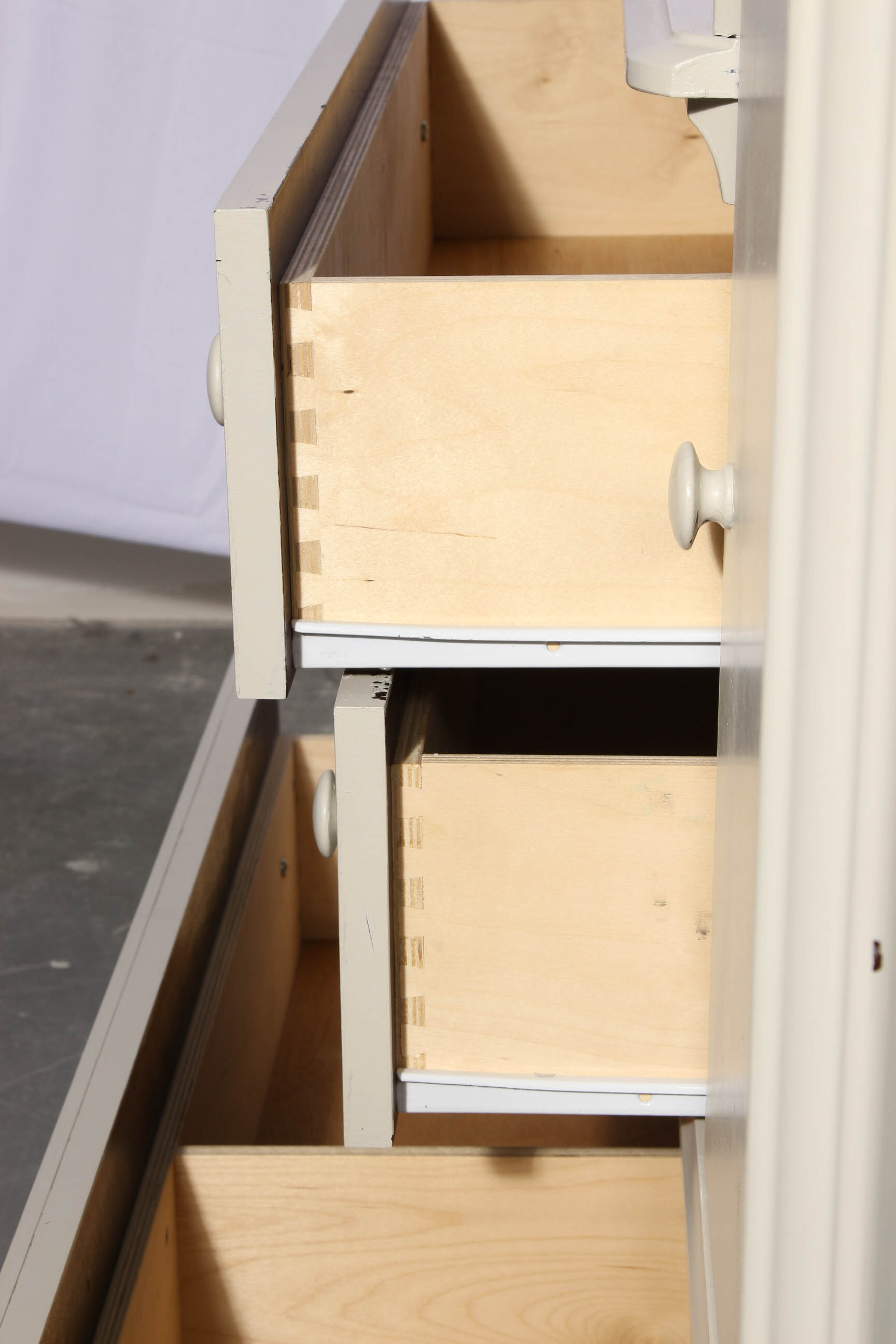 White Painted Changing Table Dresser by Pali Designs