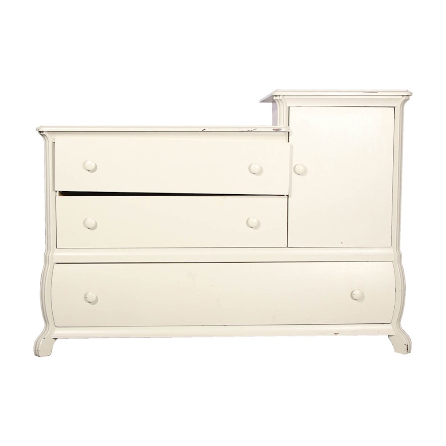 White Painted Changing Table Dresser by Pali Designs