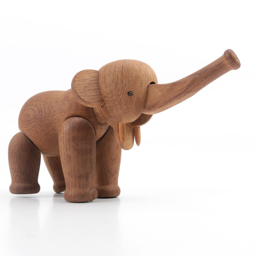 Kay Bojessen Wooden Elephant Figurine