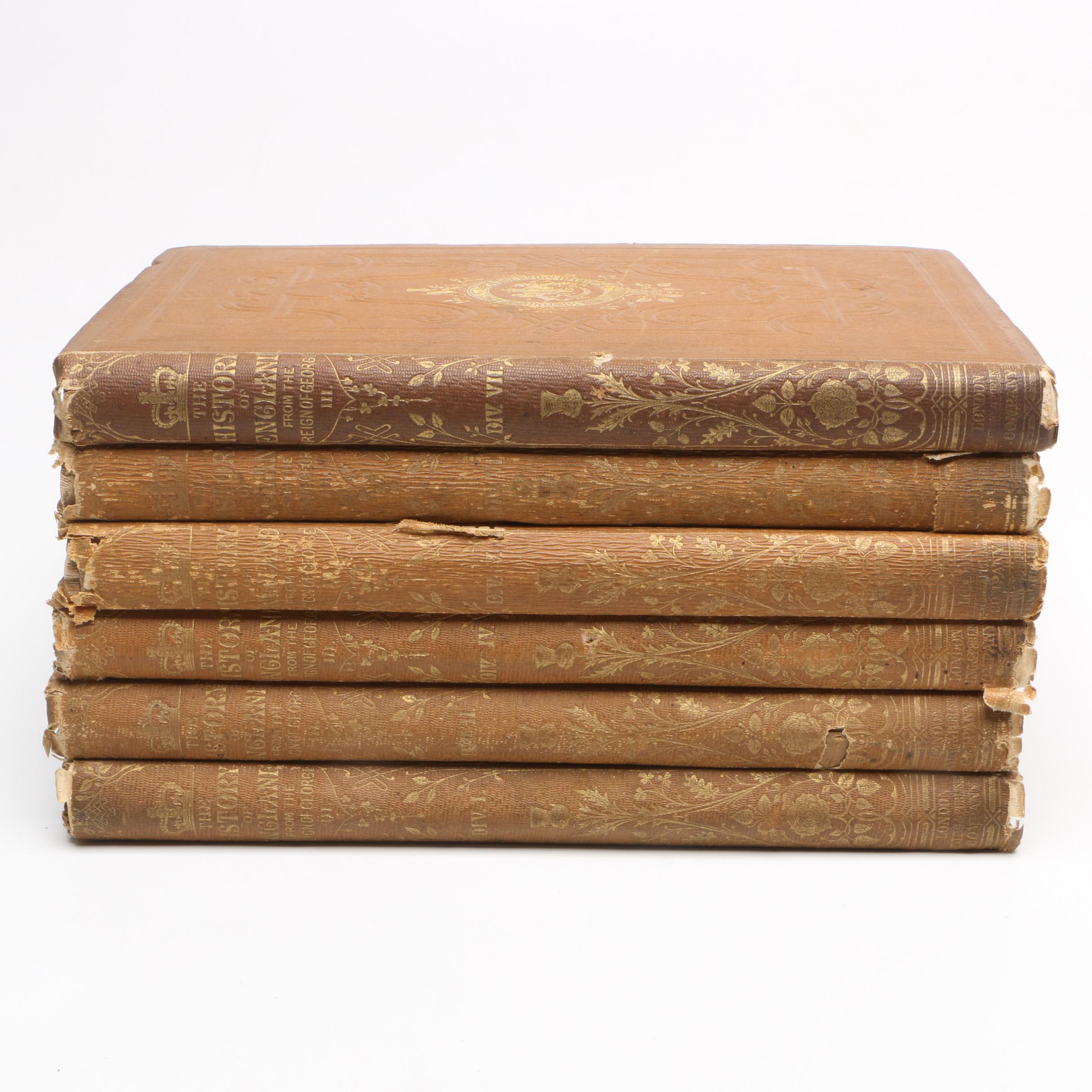 1850s "The History of England From the Reign of George III" Volumes