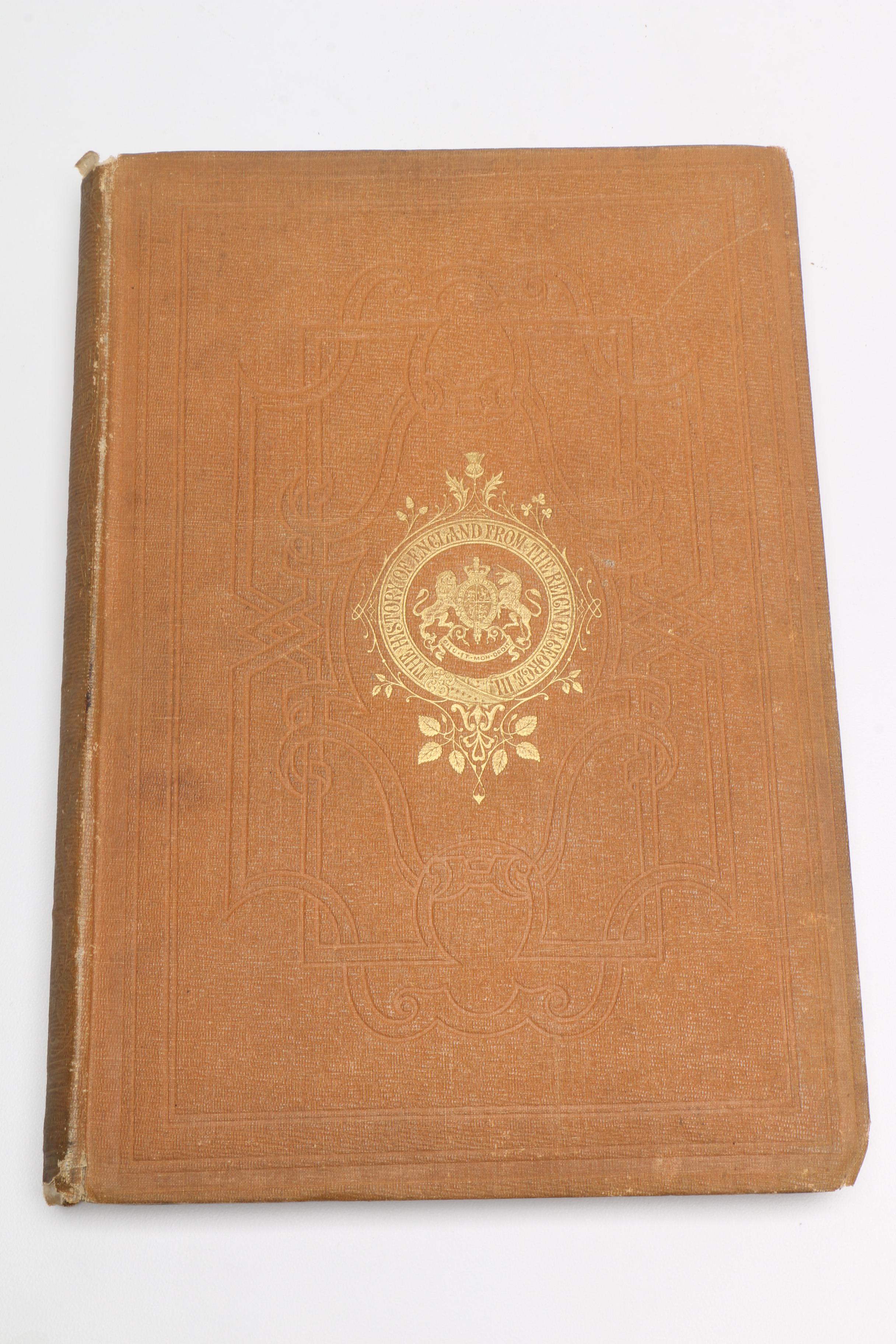 1850s "The History of England From the Reign of George III" Volumes