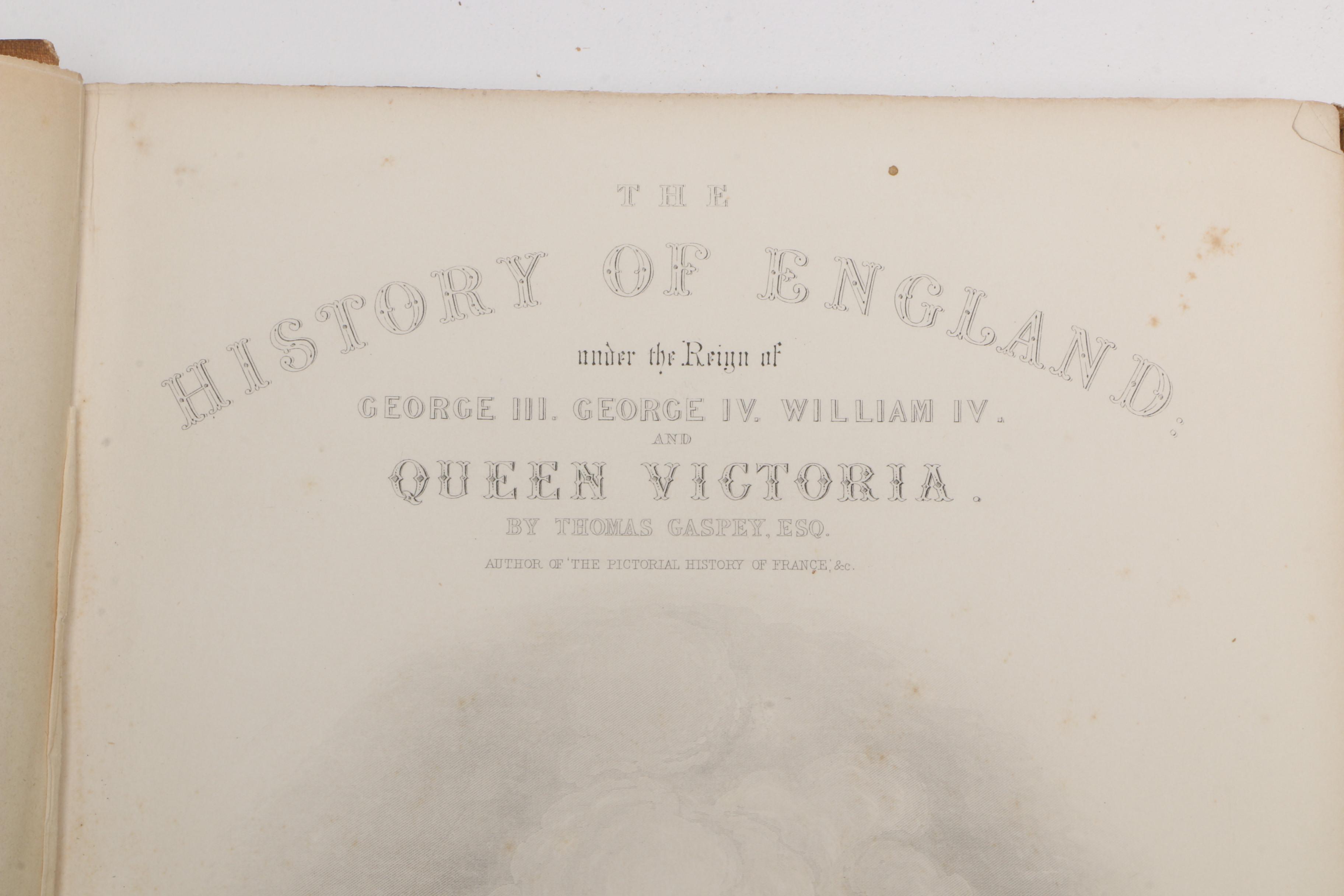 1850s "The History of England From the Reign of George III" Volumes