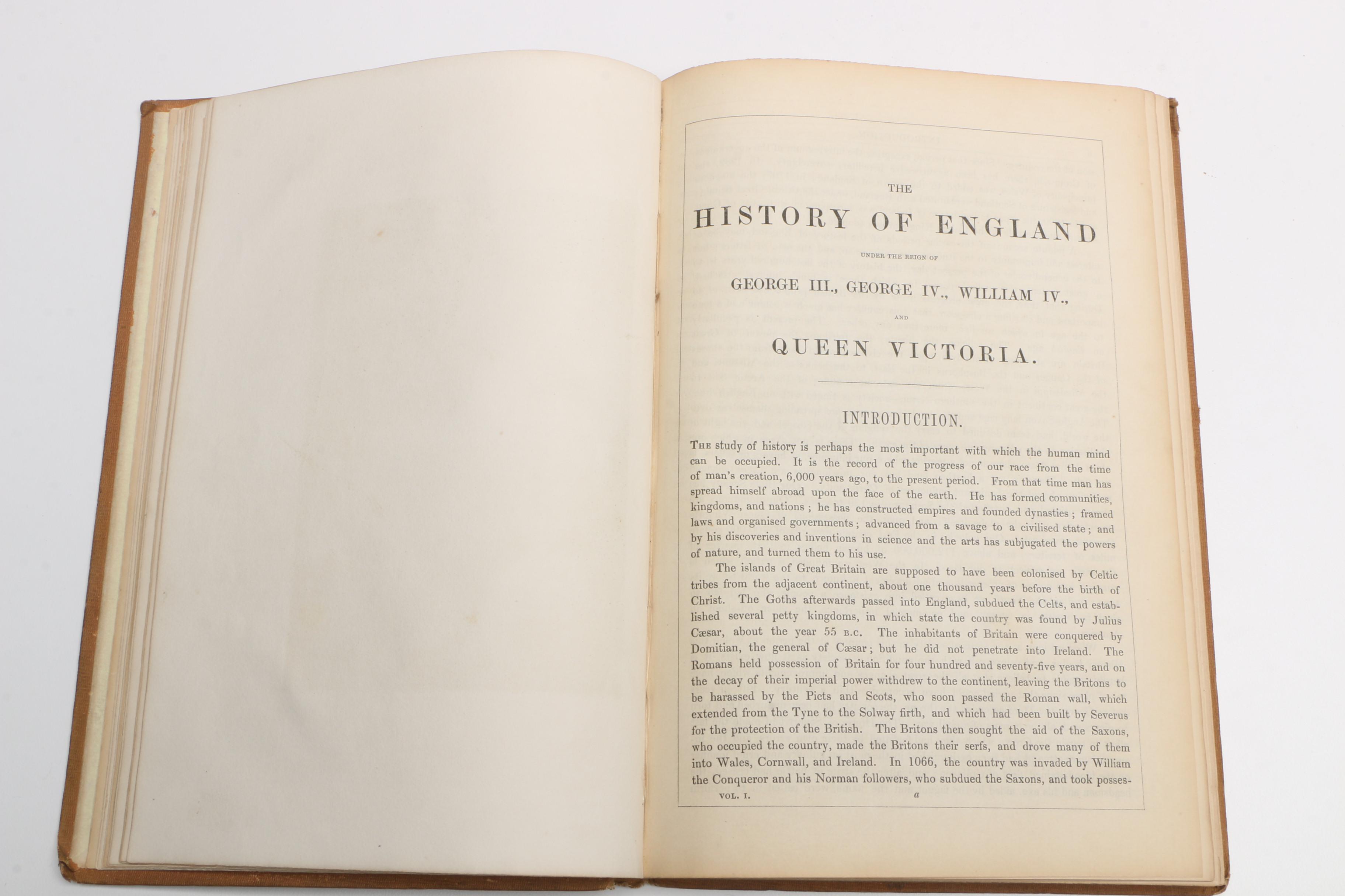 1850s "The History of England From the Reign of George III" Volumes